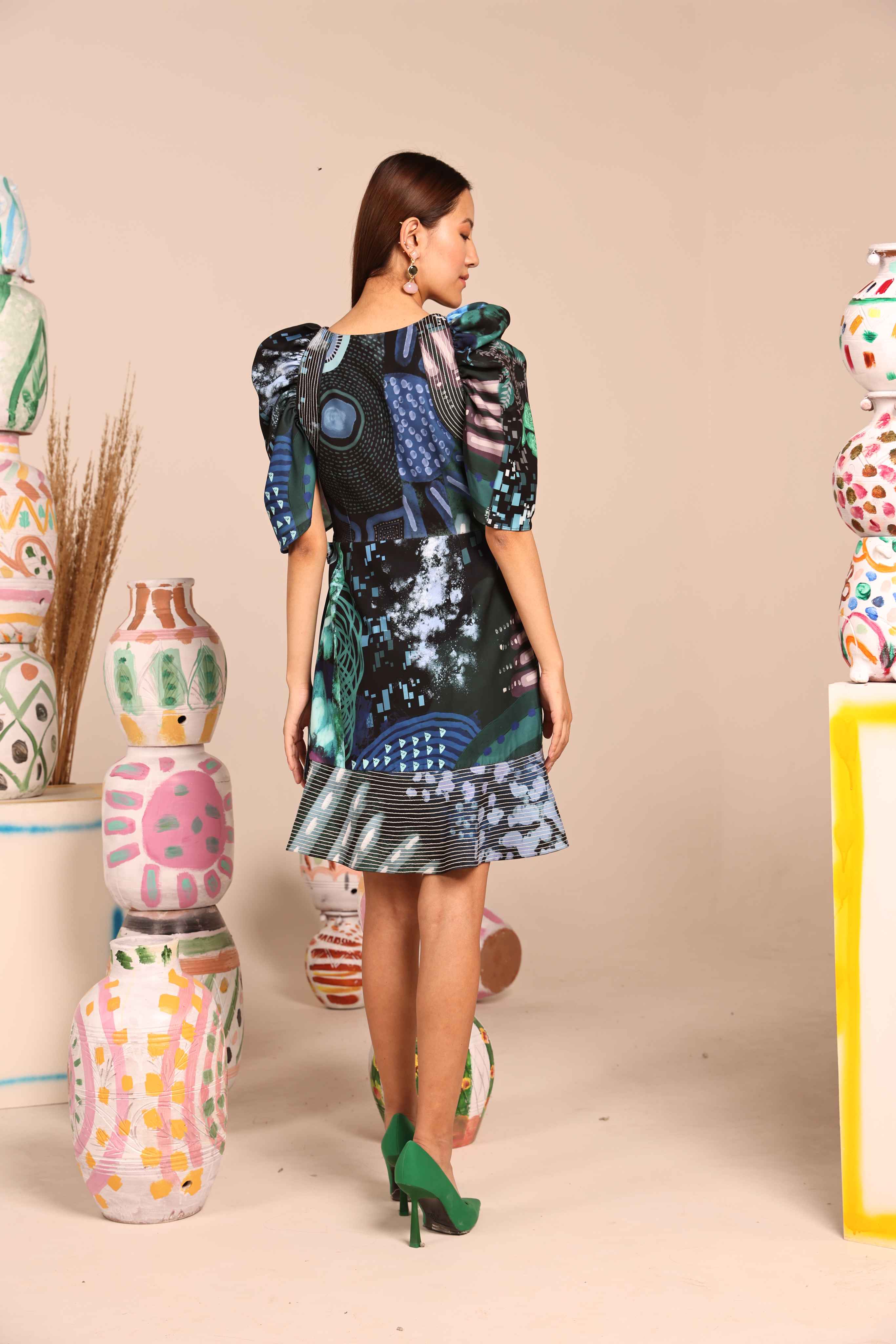Seaside Serenade Neoprene Dress