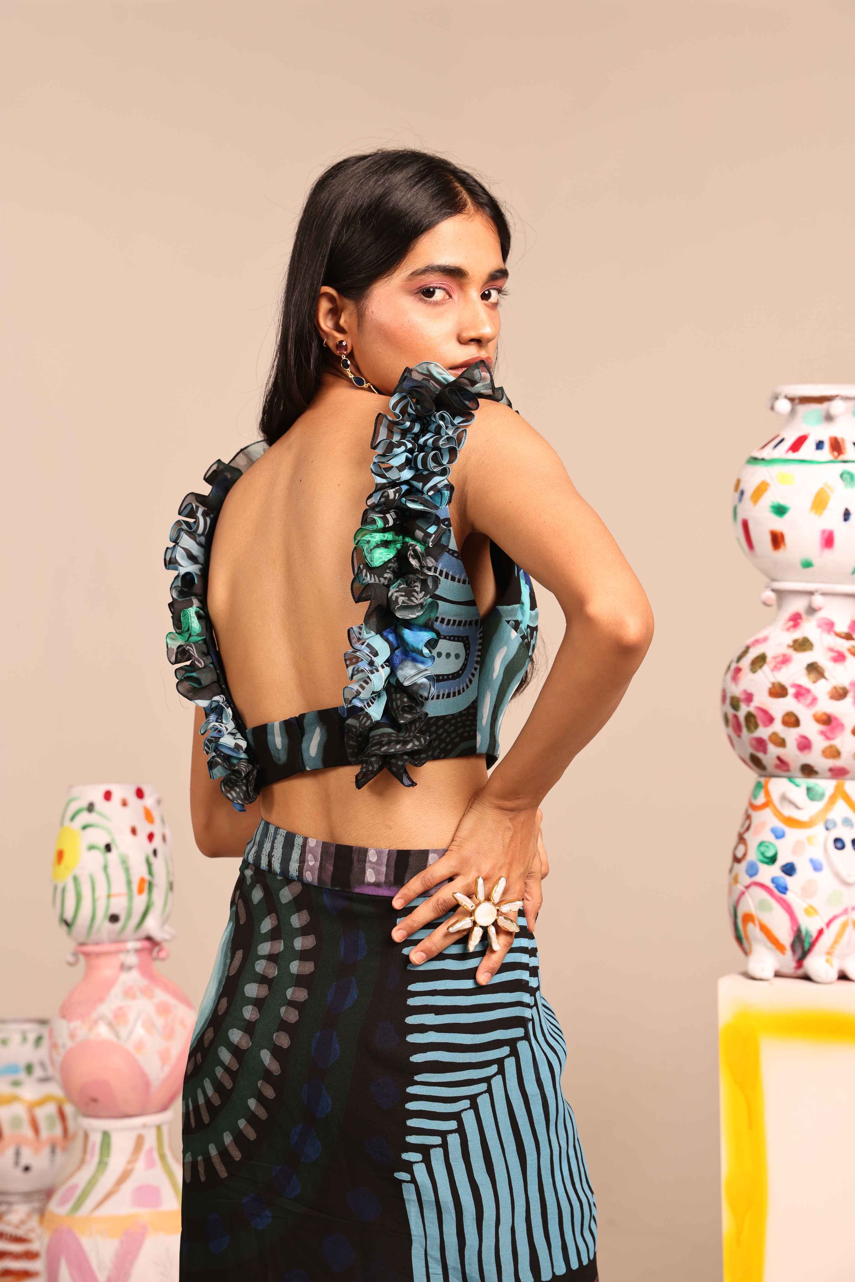 Coastal Charm Georgette Co-Ord Set