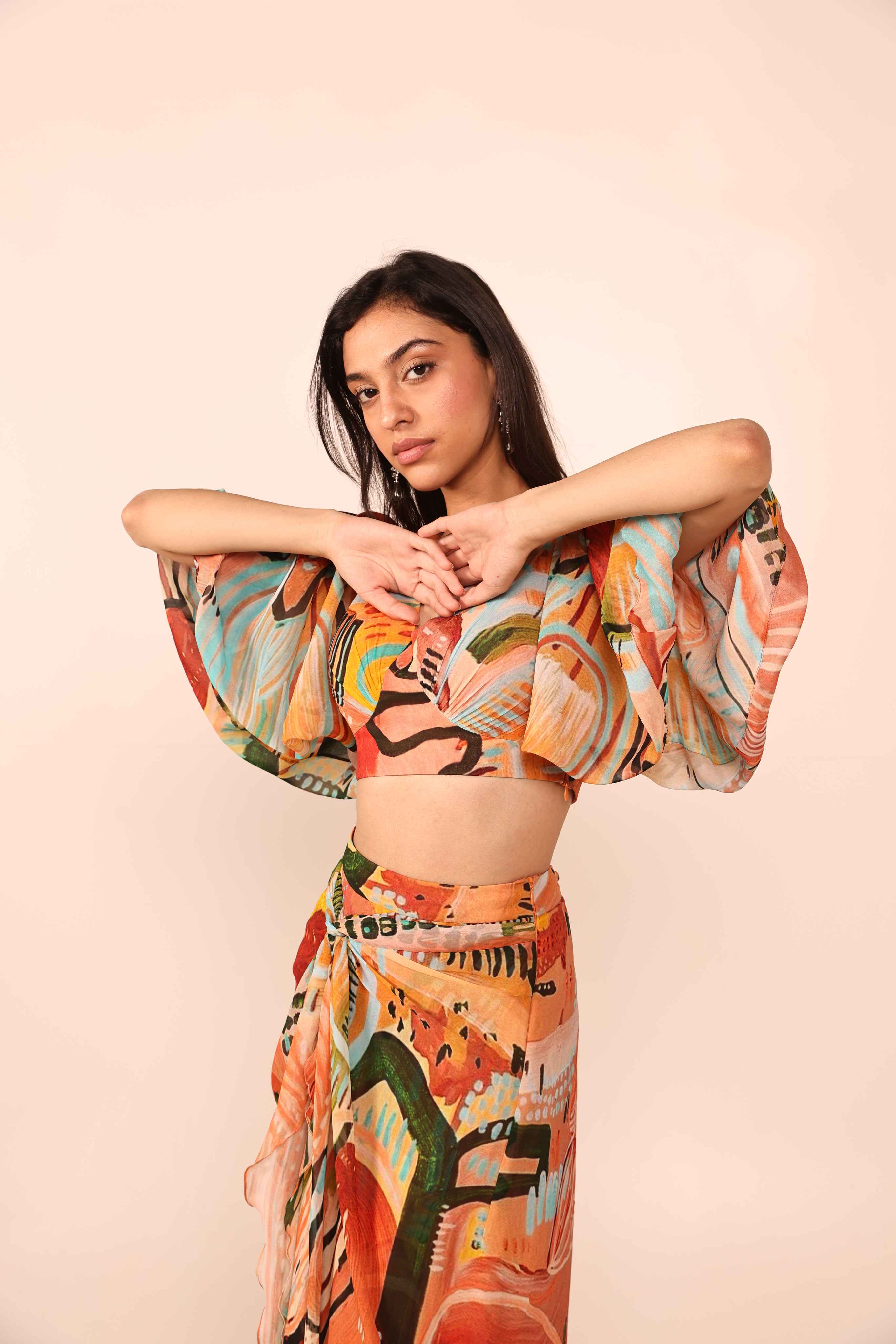 Jungle Jive Georgette Co-Ord Set