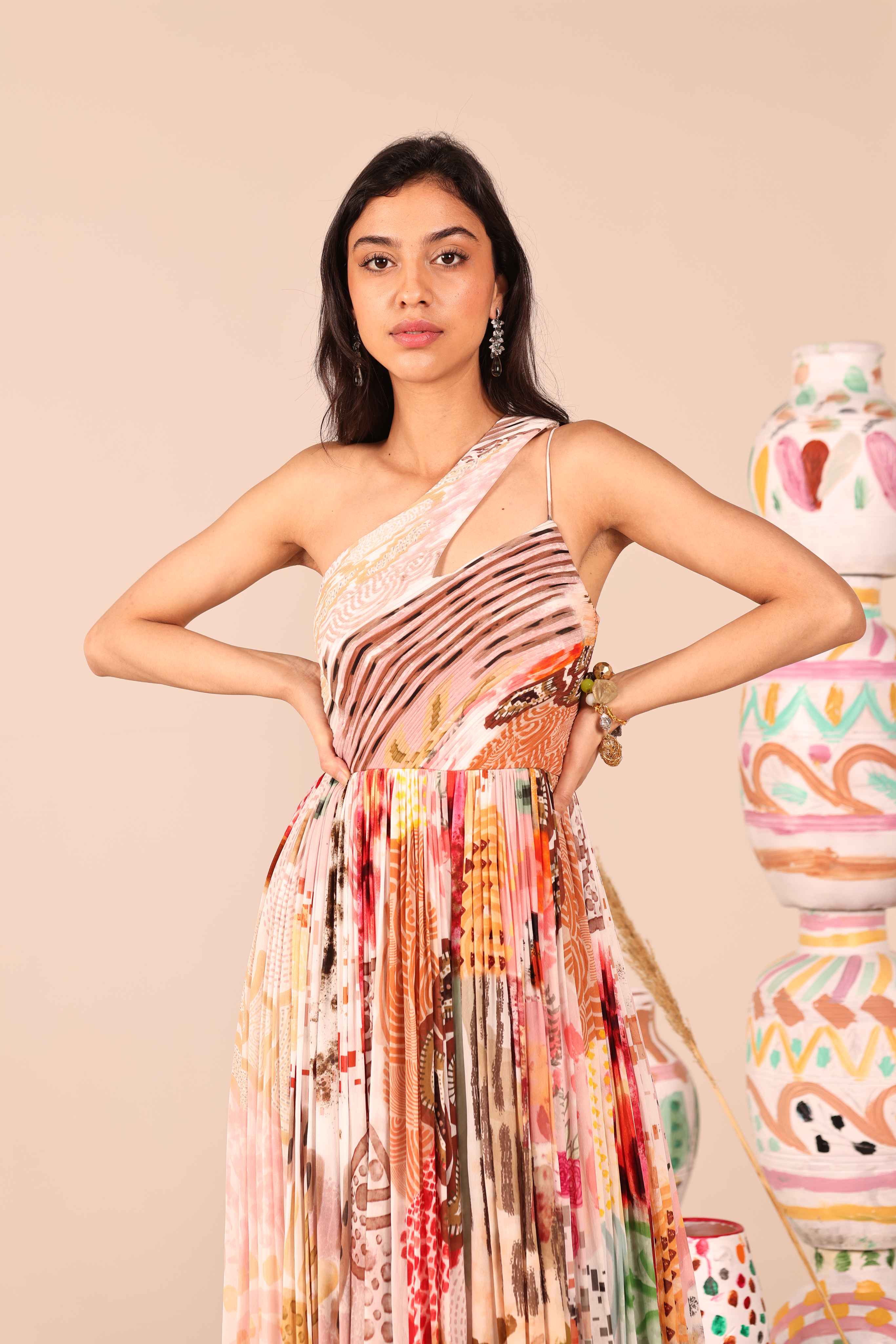 Summer Splash Georgette Jumpsuit