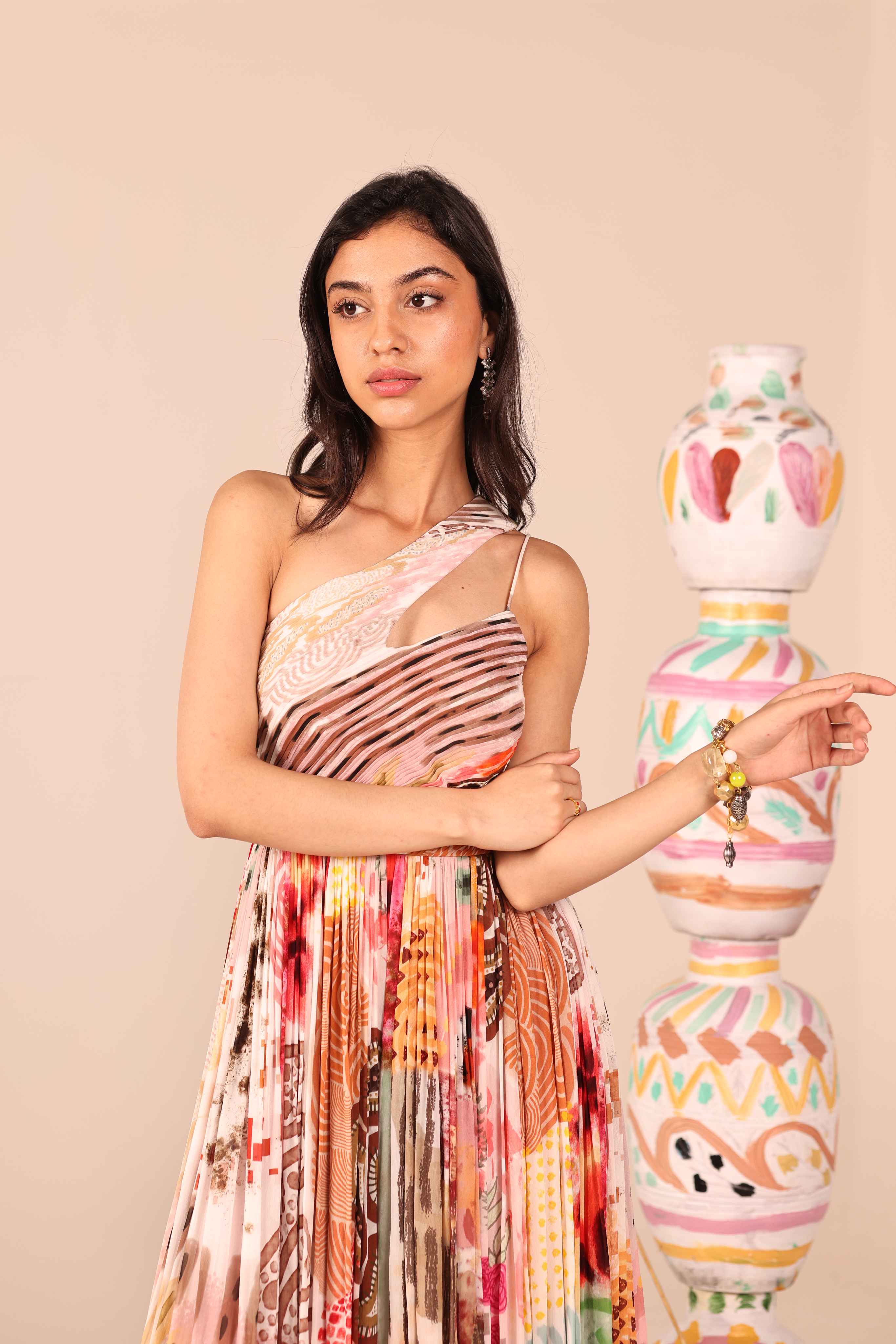 Summer Splash Georgette Jumpsuit