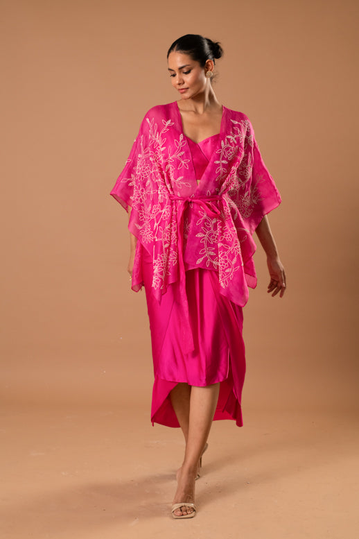 Bijou Satin Organza indo-western