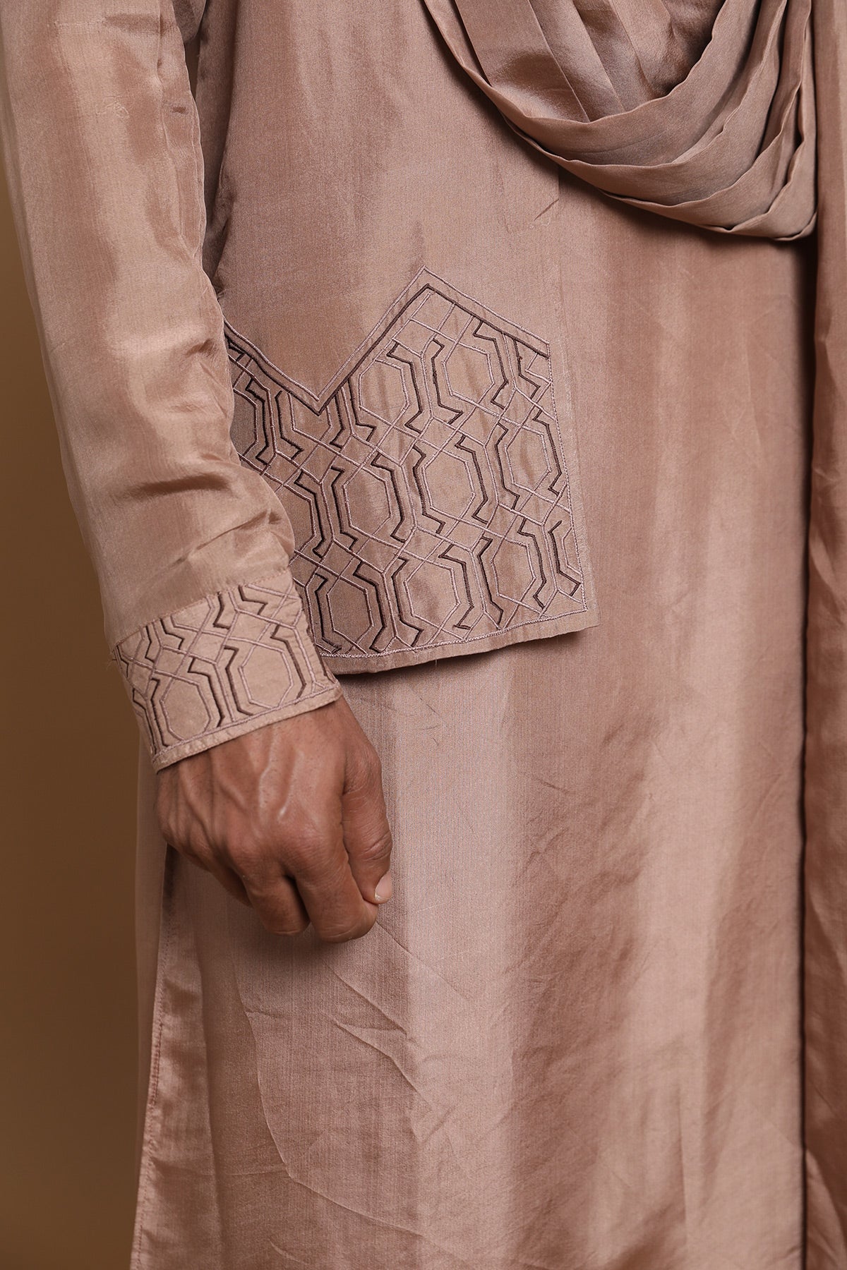 Silk Drape Kurta