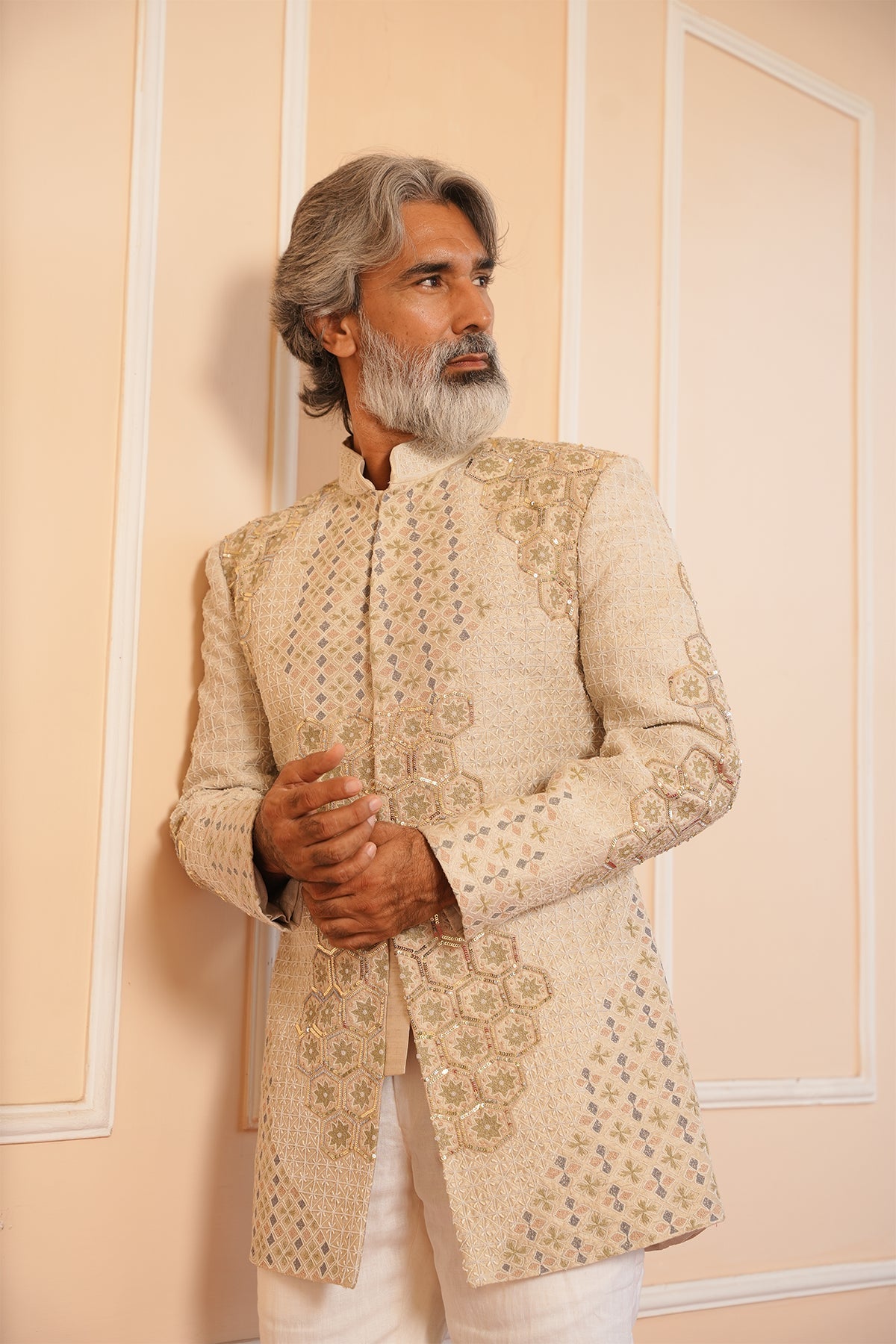 Vaq Zardosi Jodhpuri Set