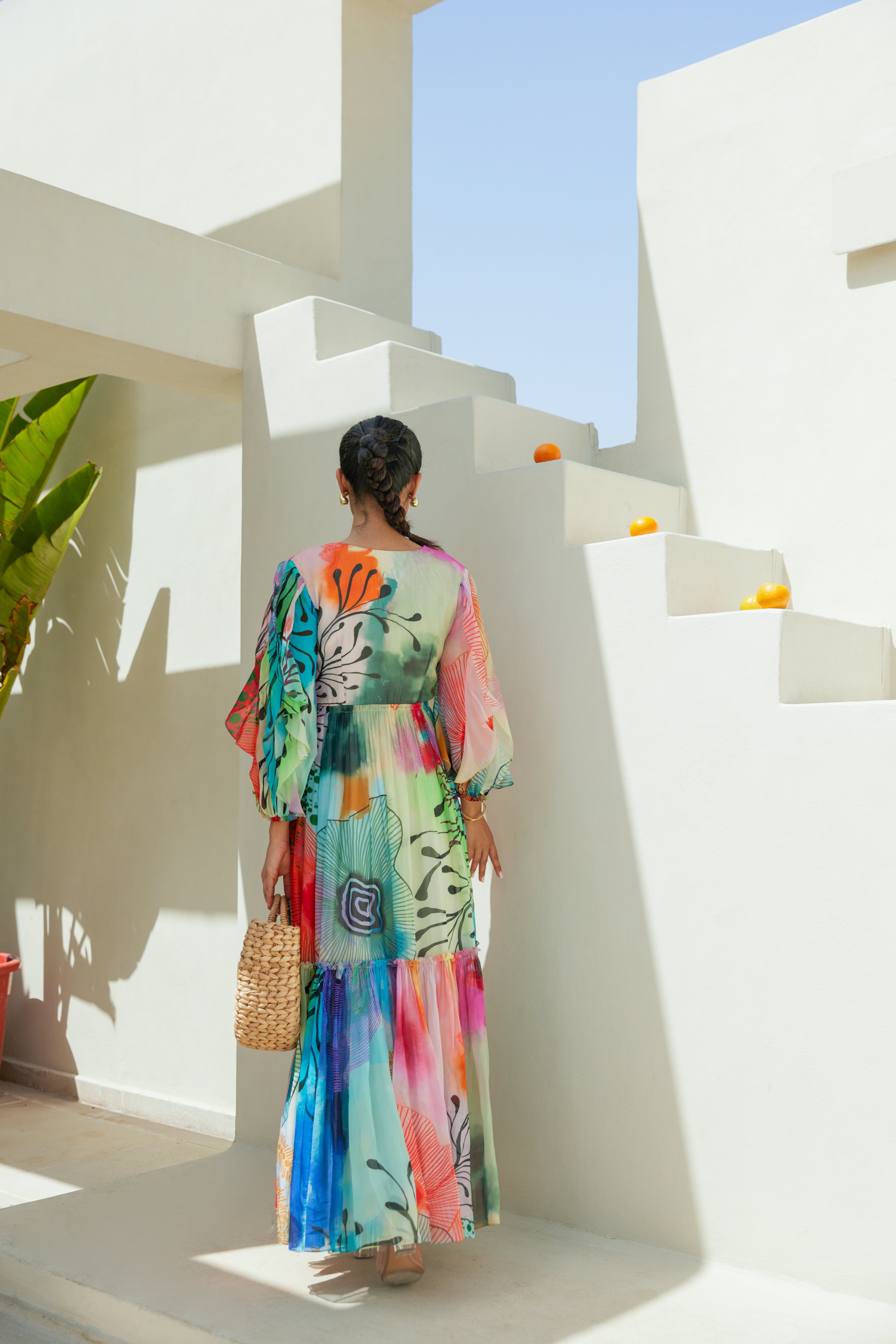 Tropical Dreamscape Maxi Dress