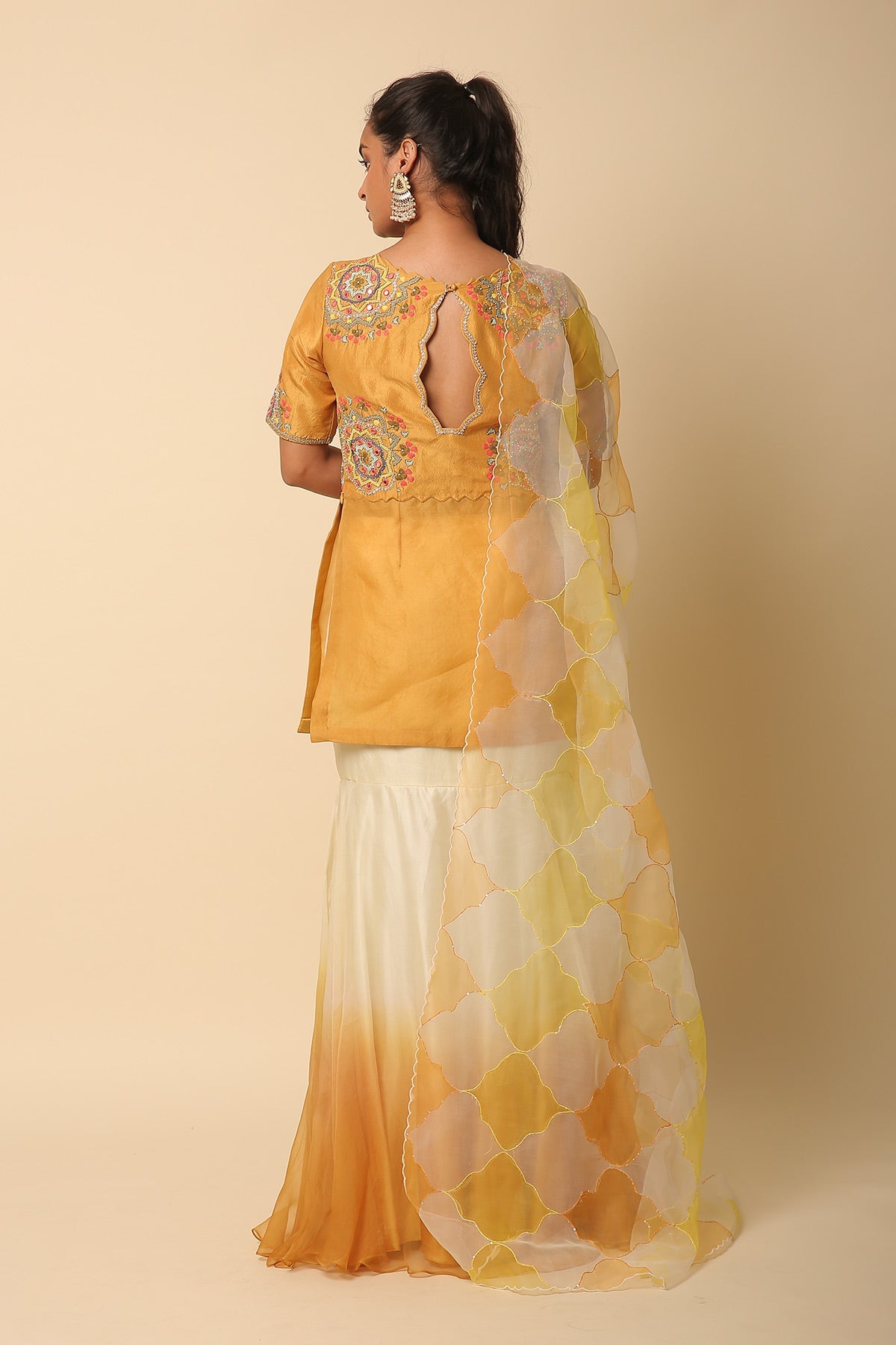 Silk Skirt Set