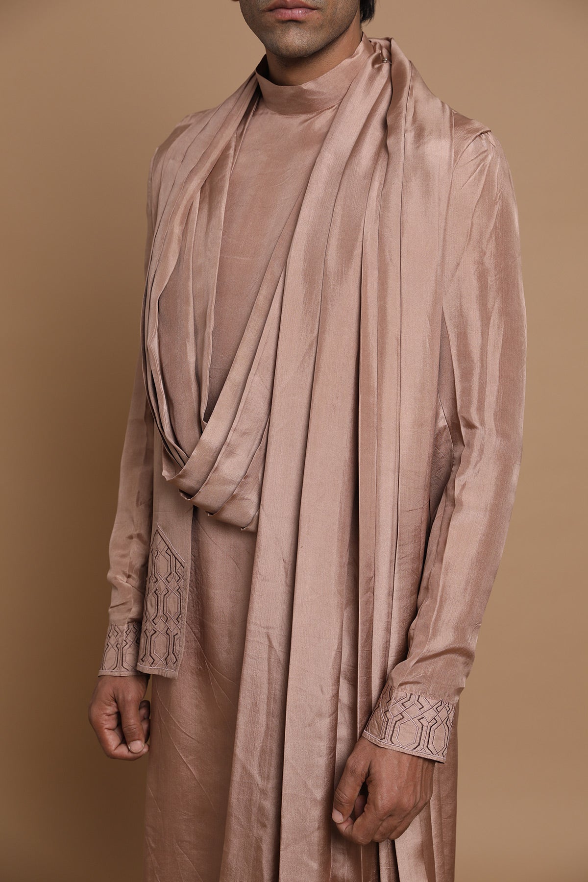 Silk Drape Kurta