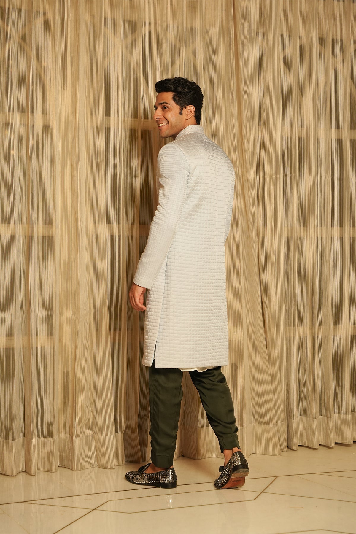 Zaar Blue Sherwani