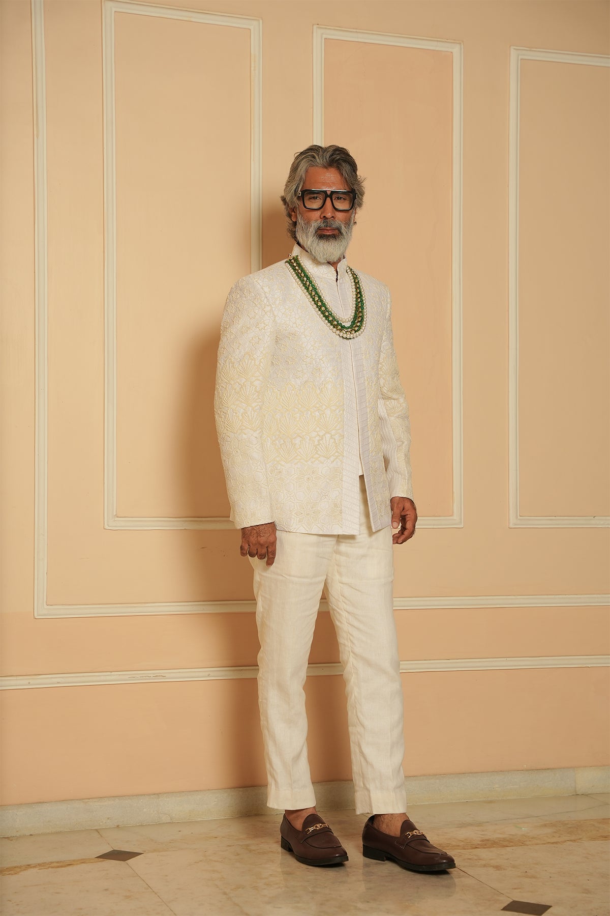 Saj Zardosi Jodhpuri Set