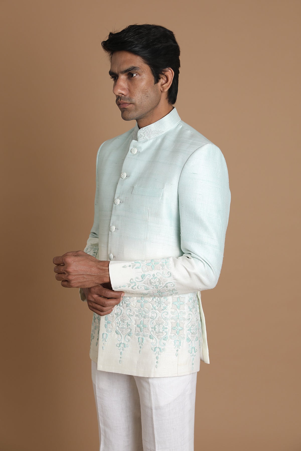 Silk Embroidered Jacket