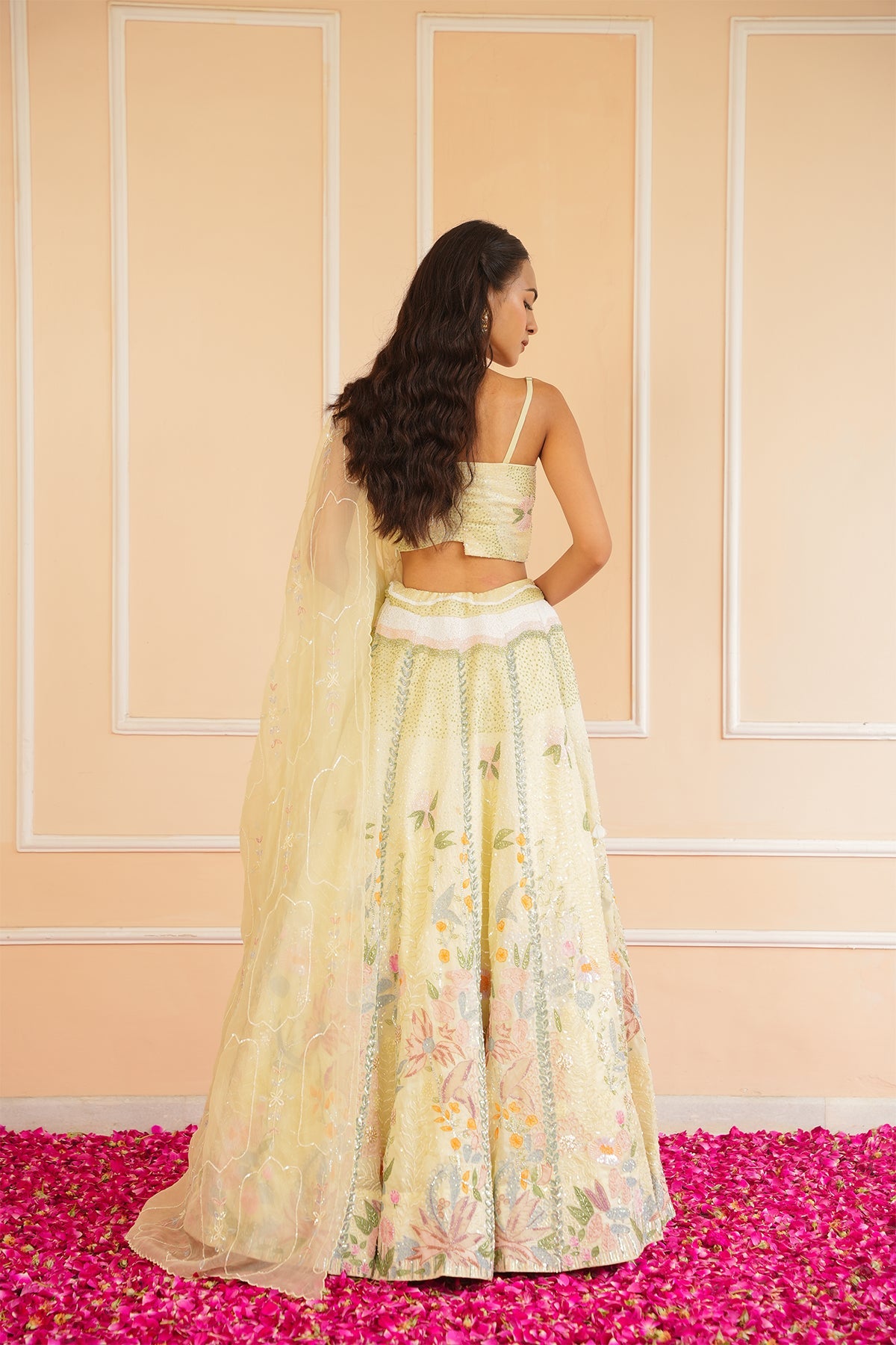 Luna Yellow Lehenga