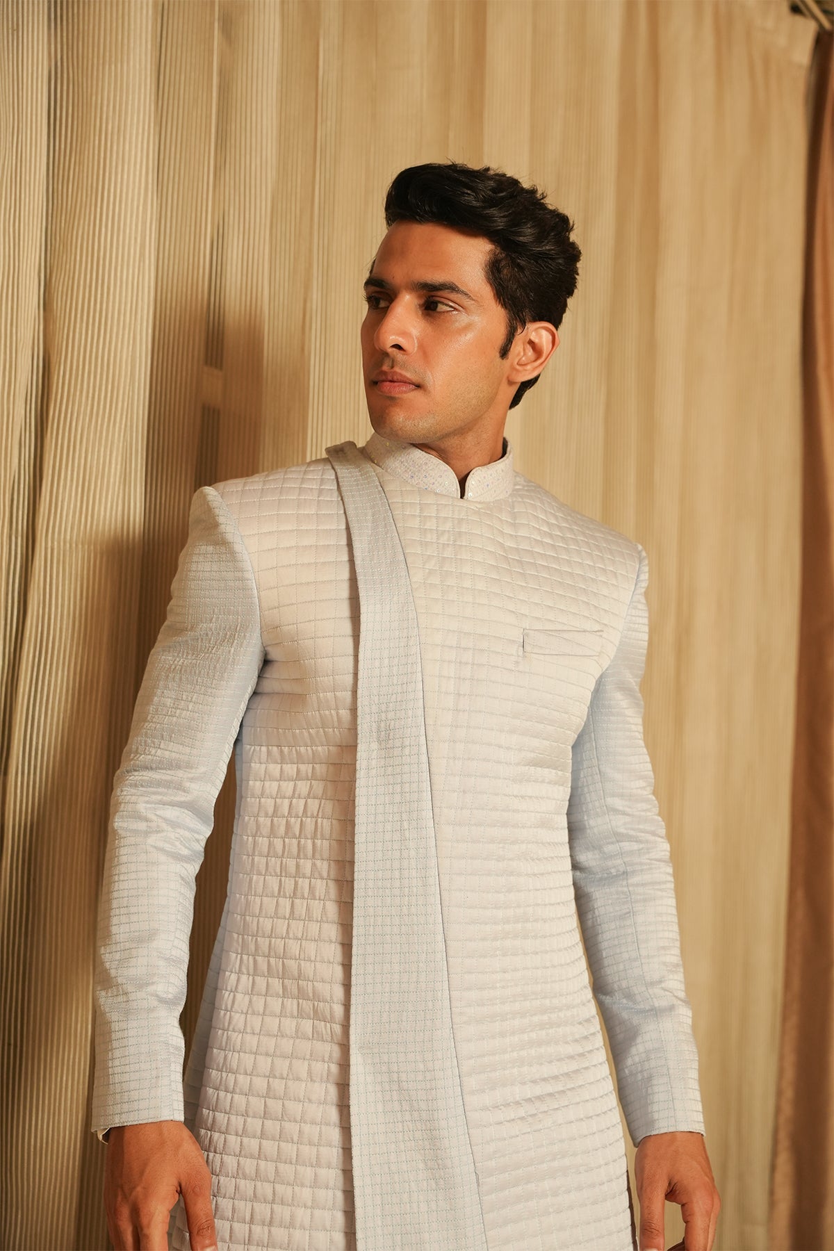 Zaar Blue Sherwani