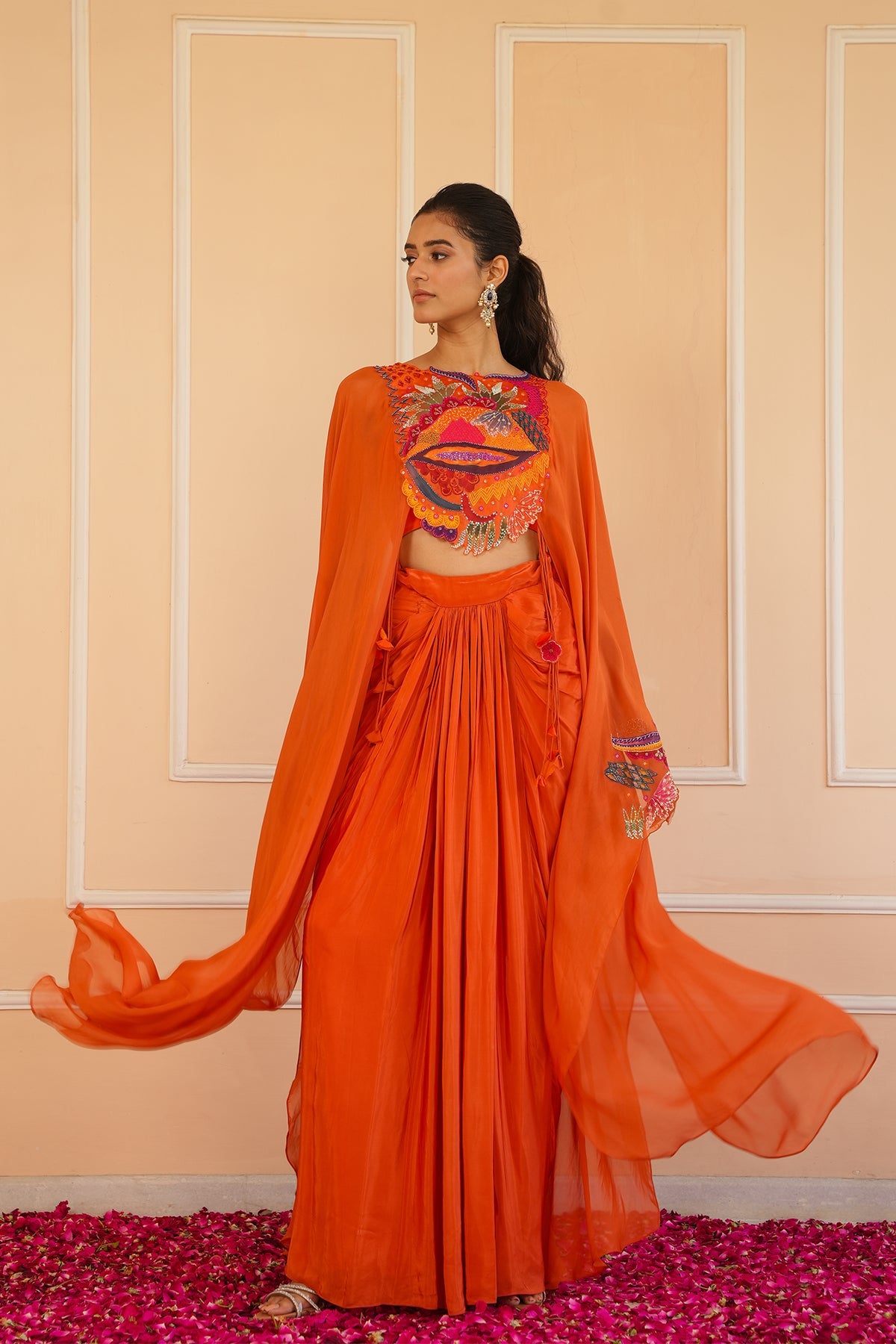 Elise Rustic Cape Set