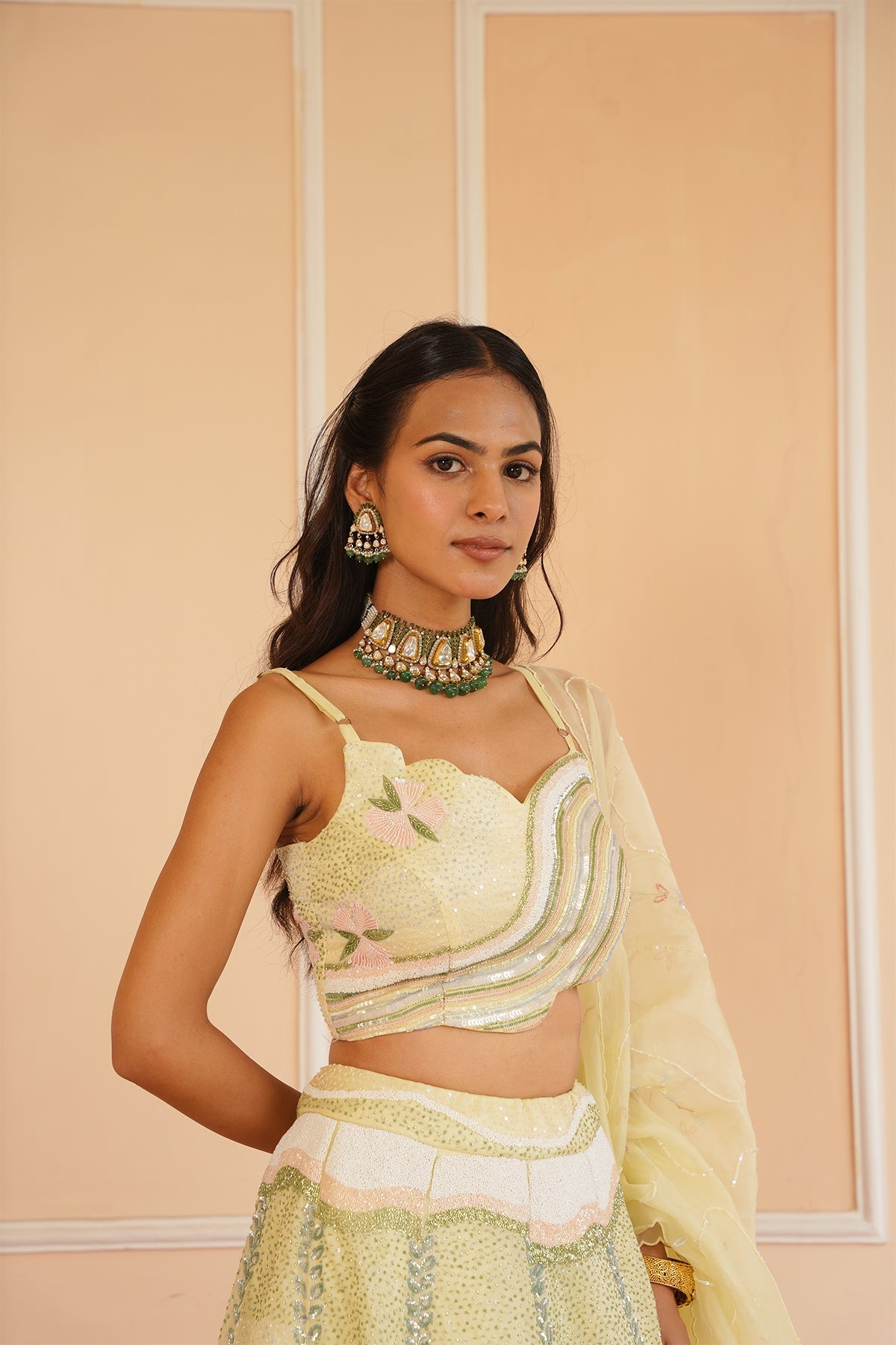 Luna Yellow Lehenga