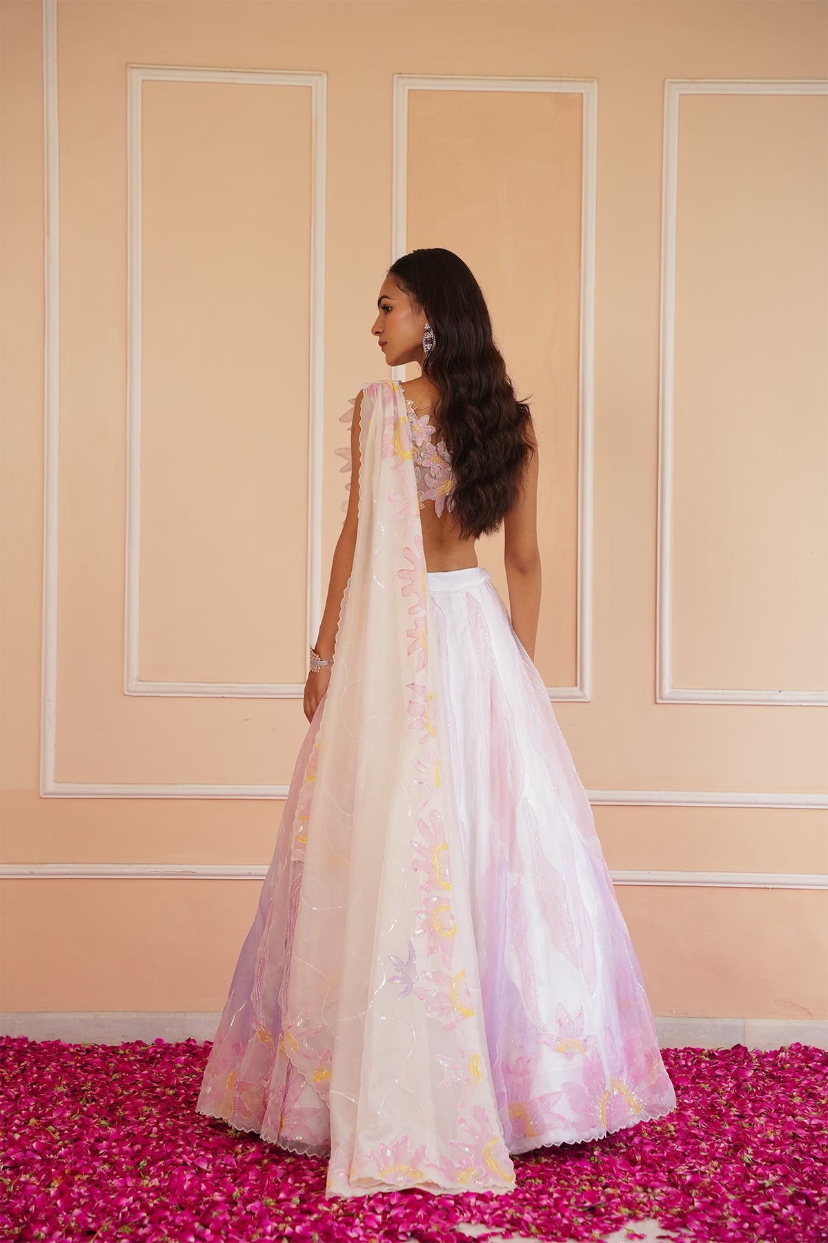 Kiara Handpainted Lehenga