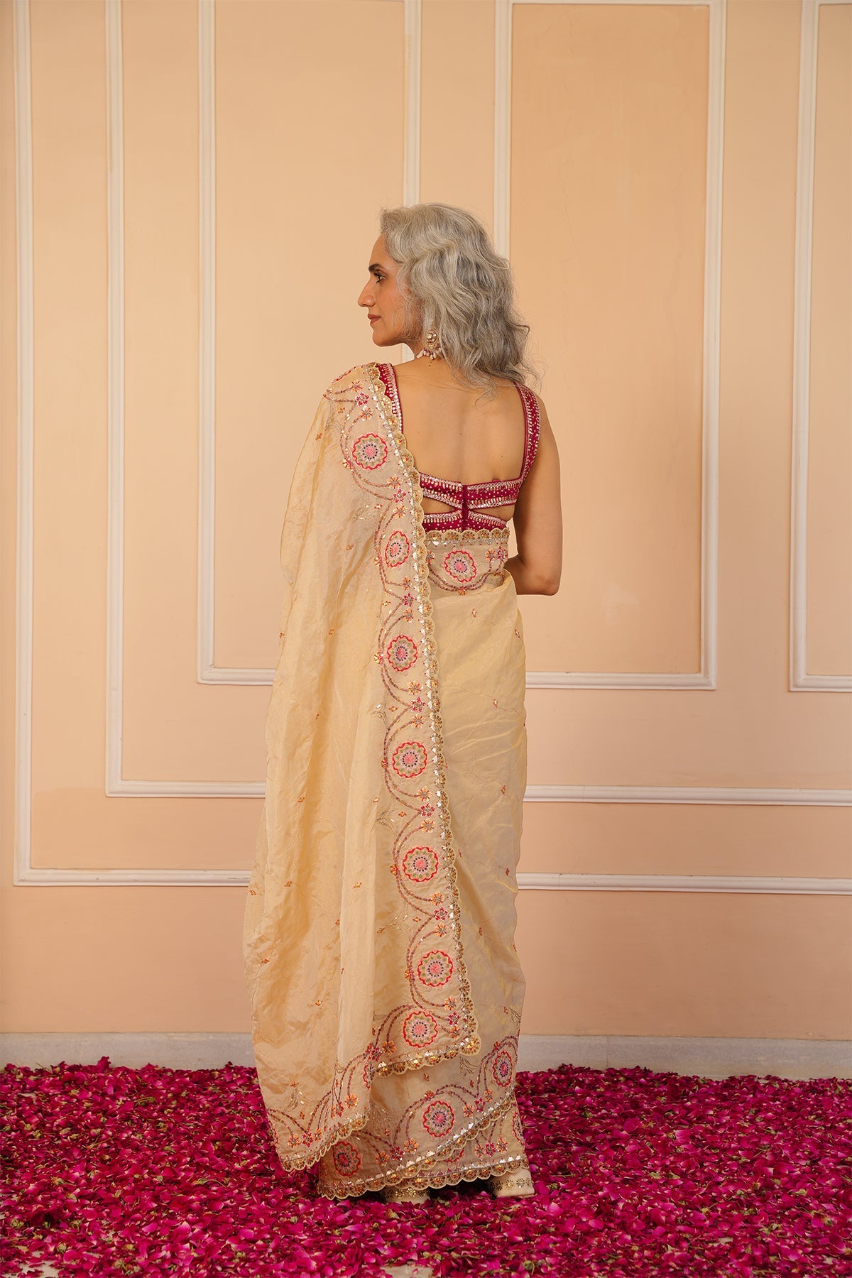 Tara Zardosi Saree