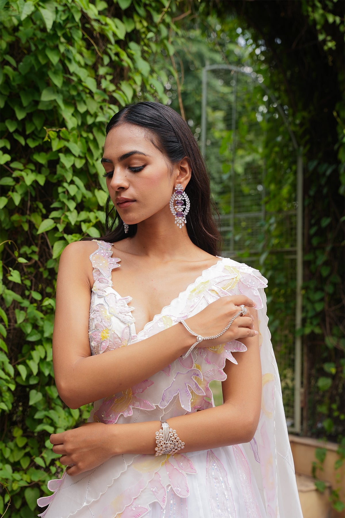 Kiara Handpainted Lehenga