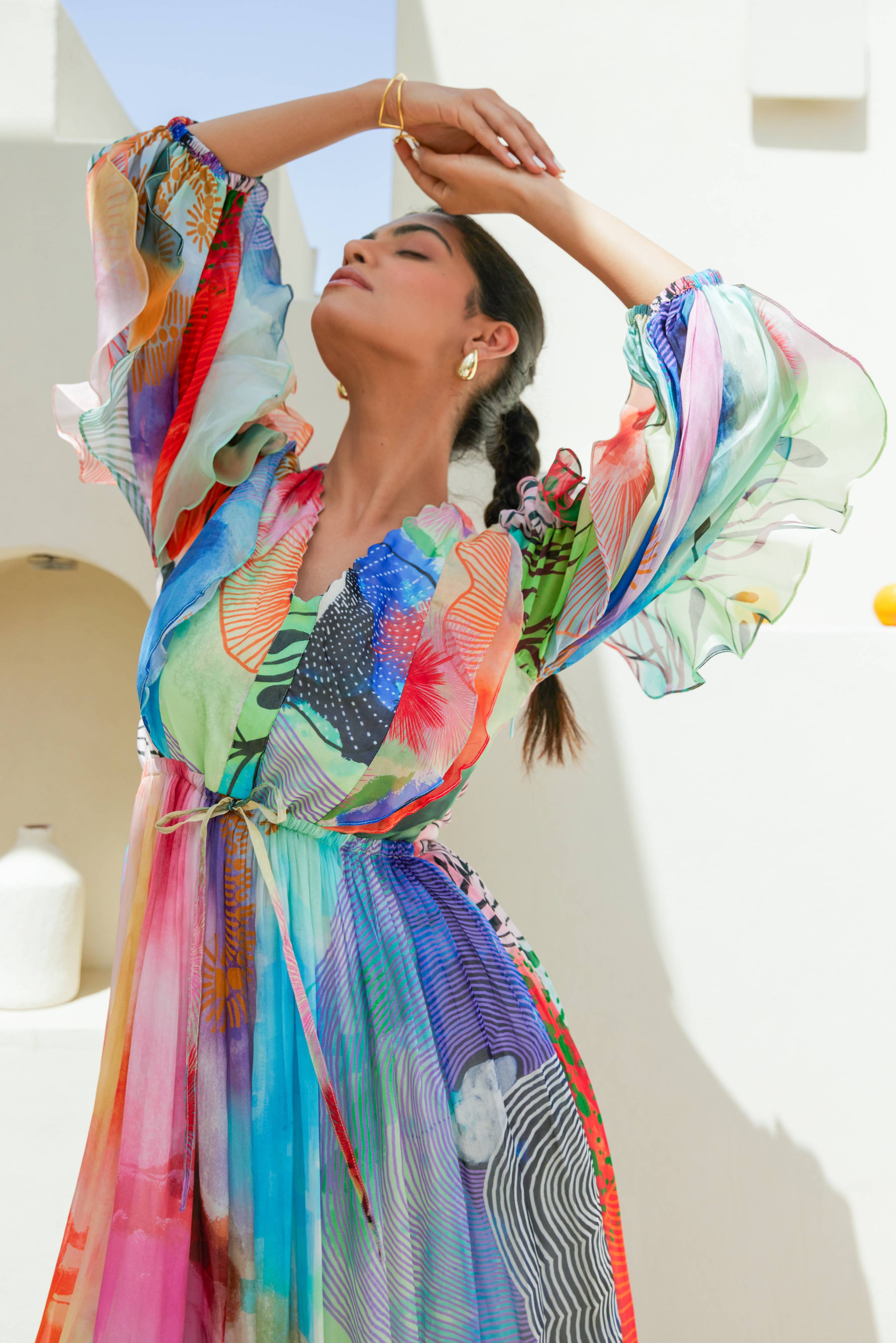 Tropical Dreamscape Maxi Dress