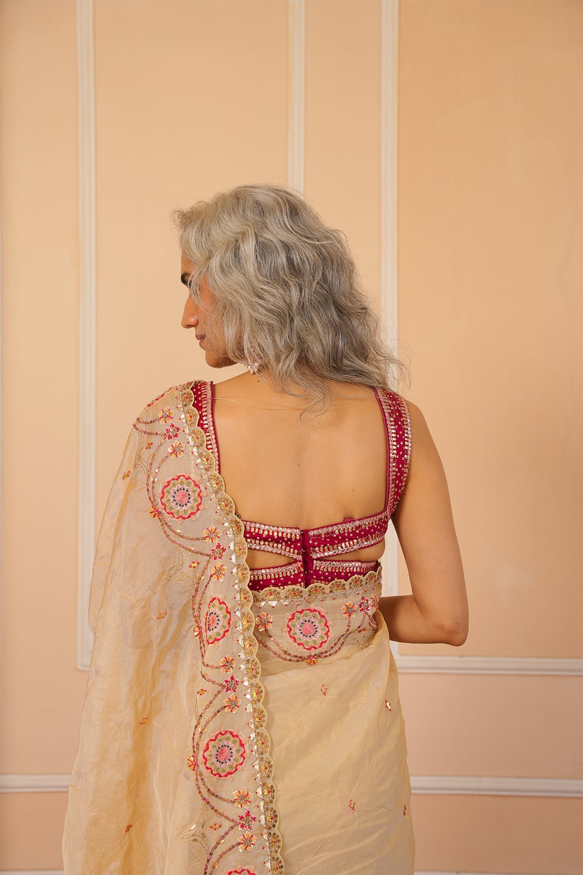 Tara Zardosi Saree