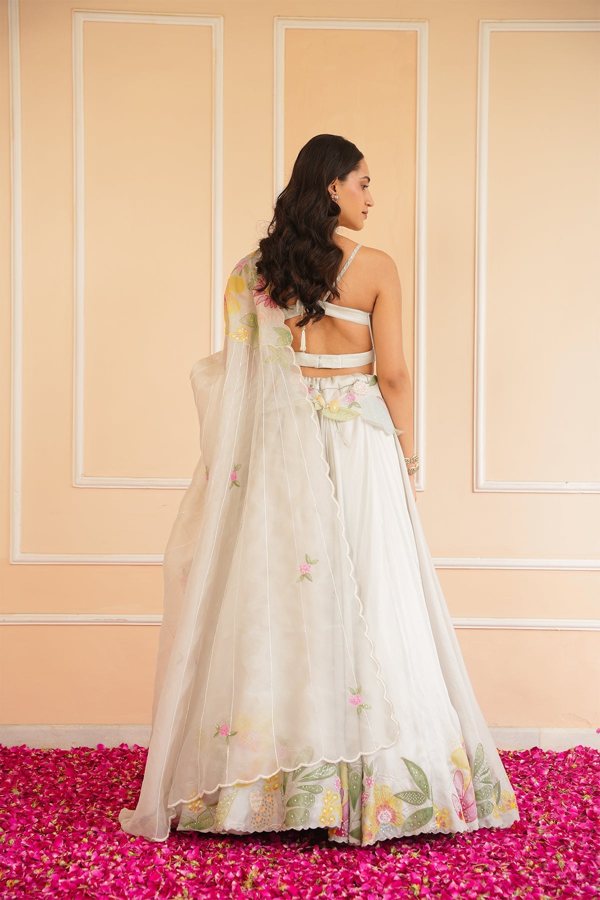 Pearl Handpainted Lehenga