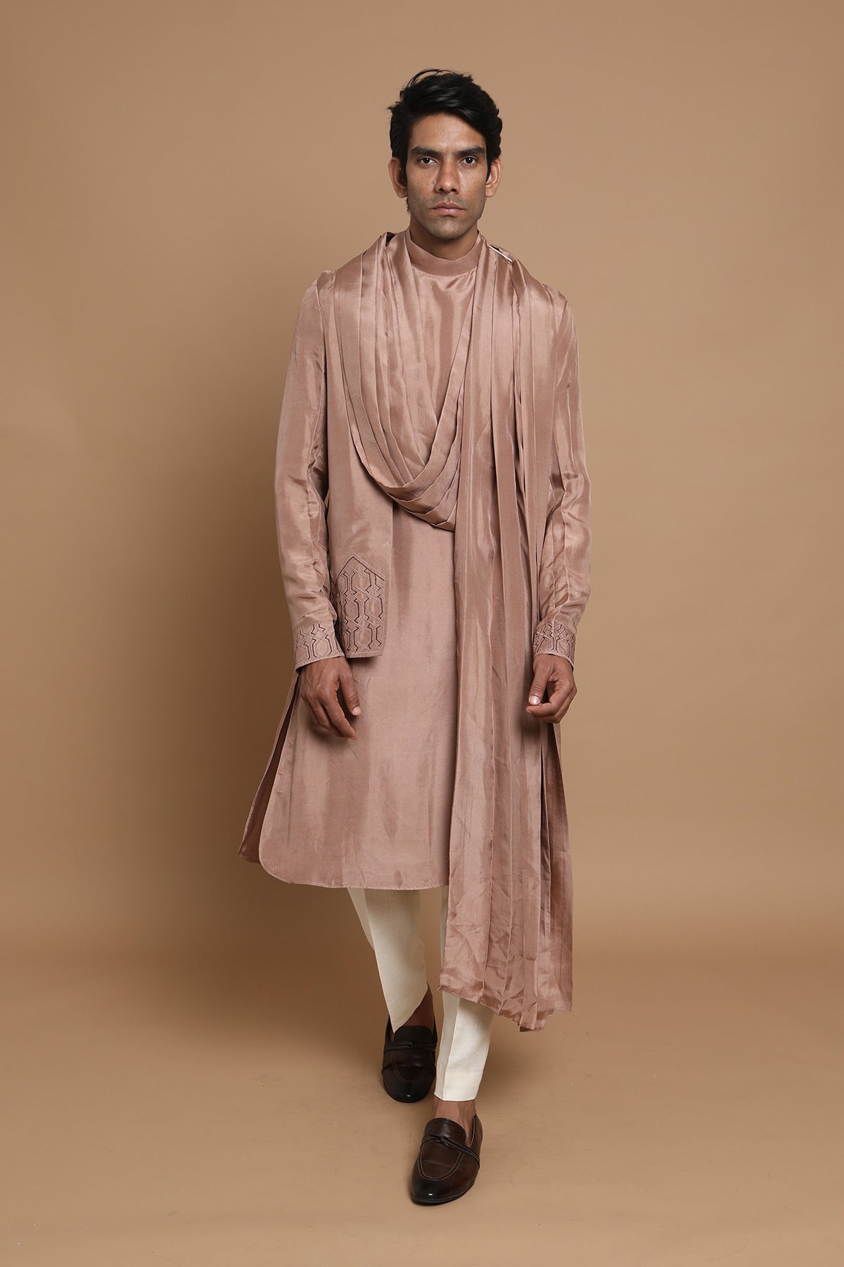 Silk Drape Kurta