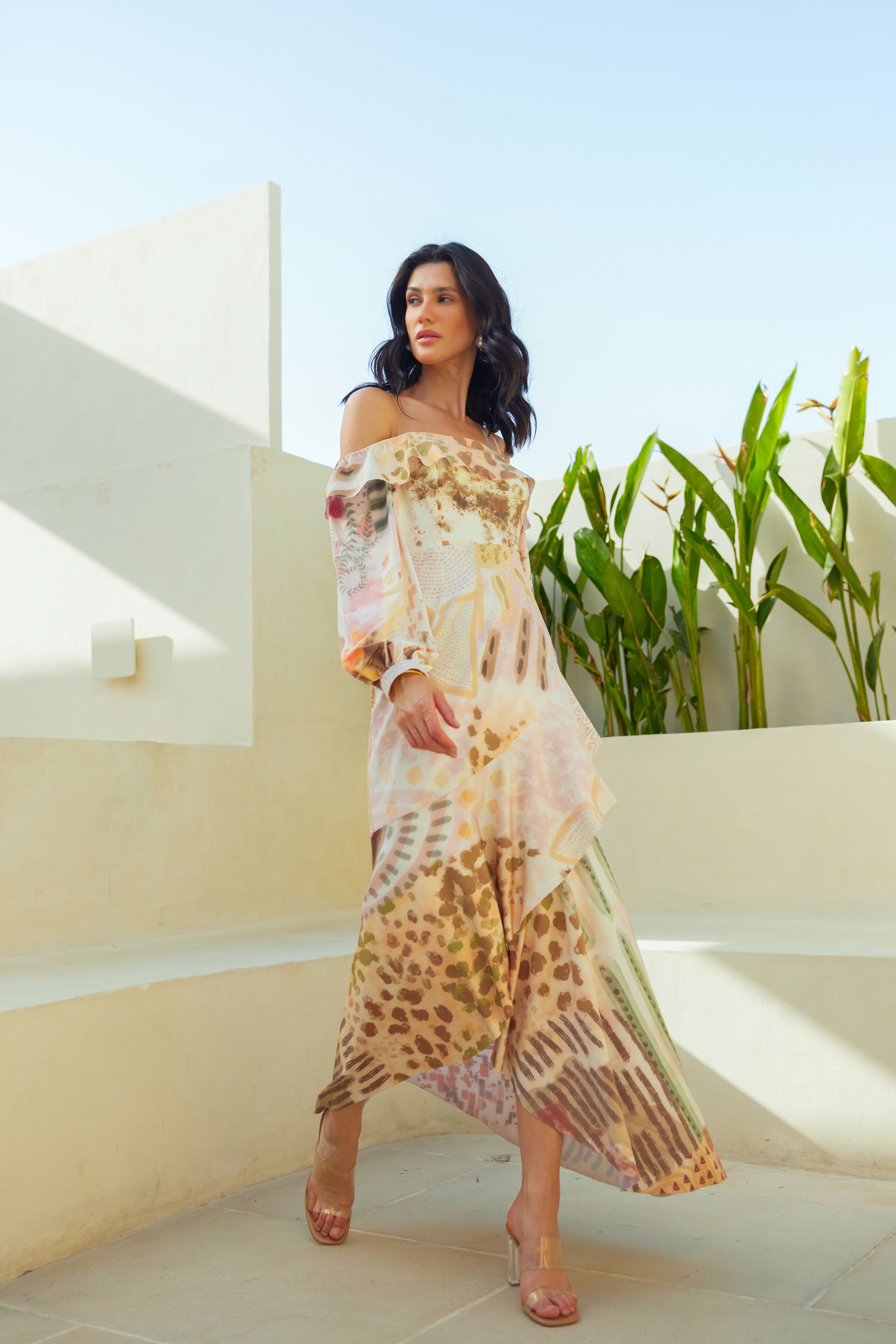 Mojave Melange Boho Dress