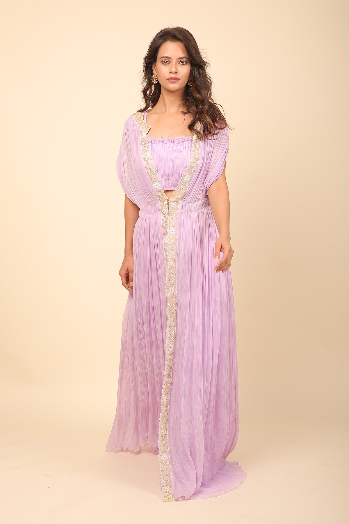 The Lilac Sharara Set