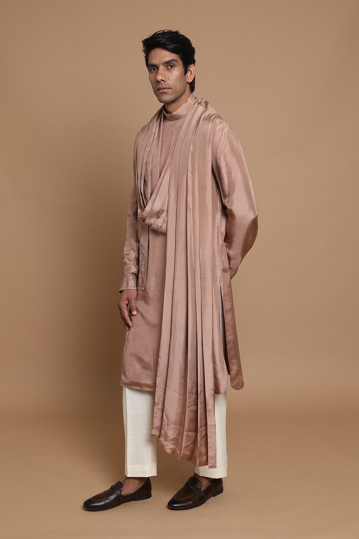Silk Drape Kurta