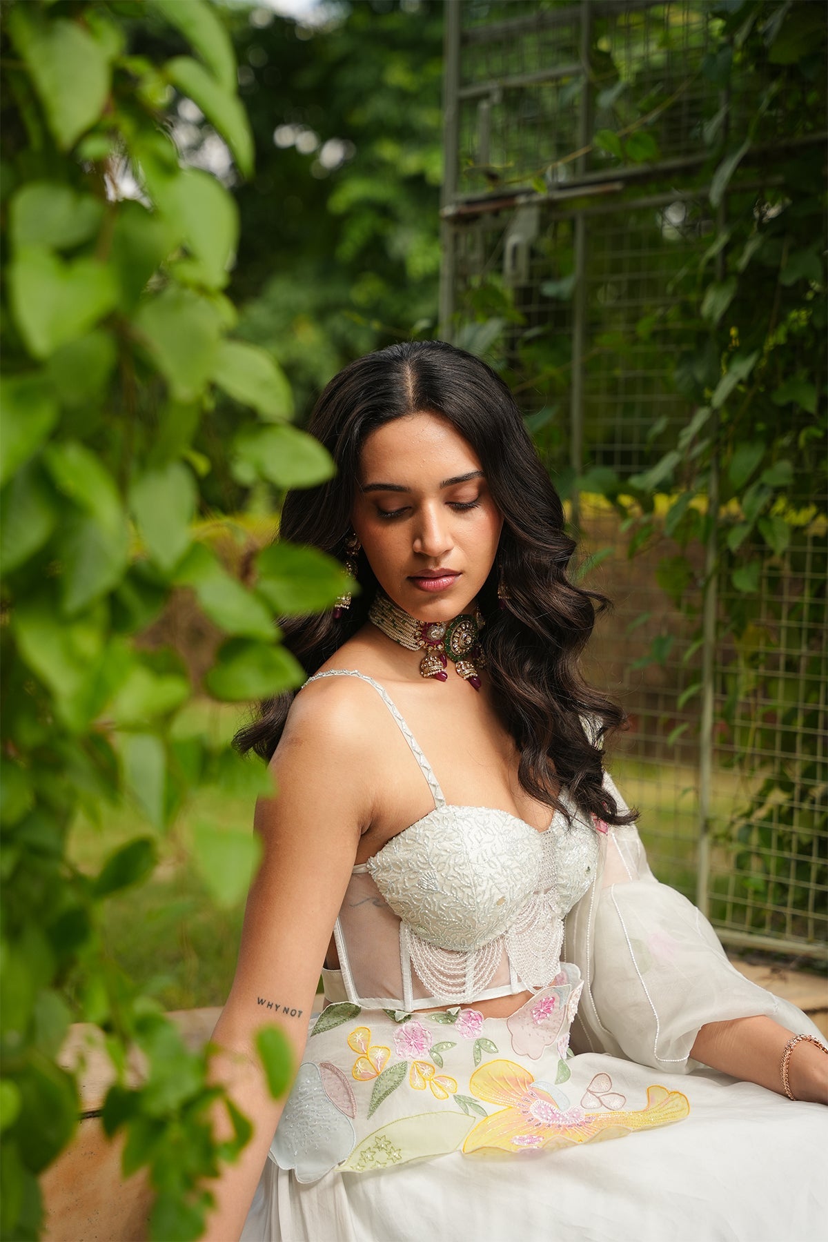 Pearl Handpainted Lehenga