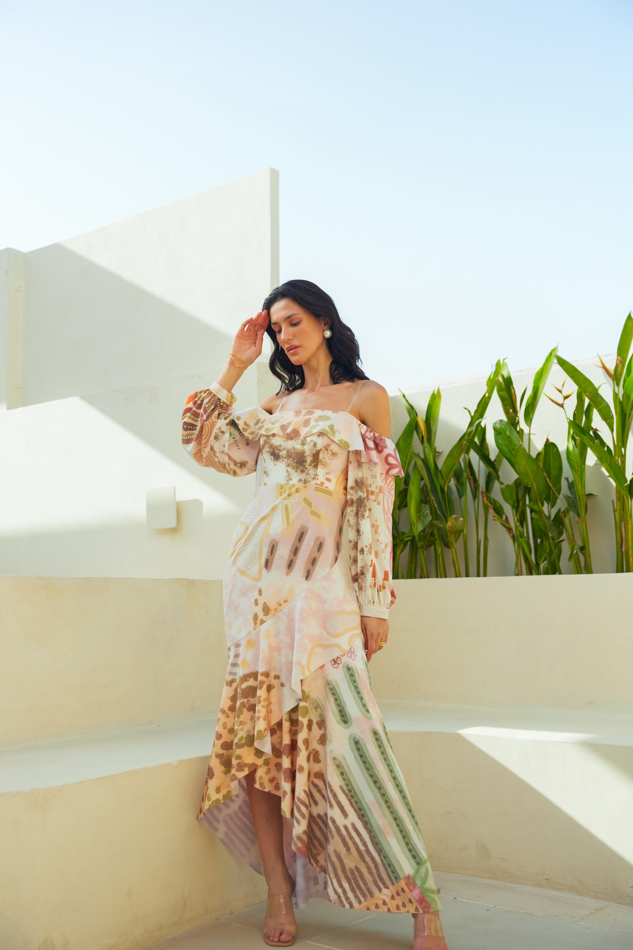 Mojave Melange Boho Dress