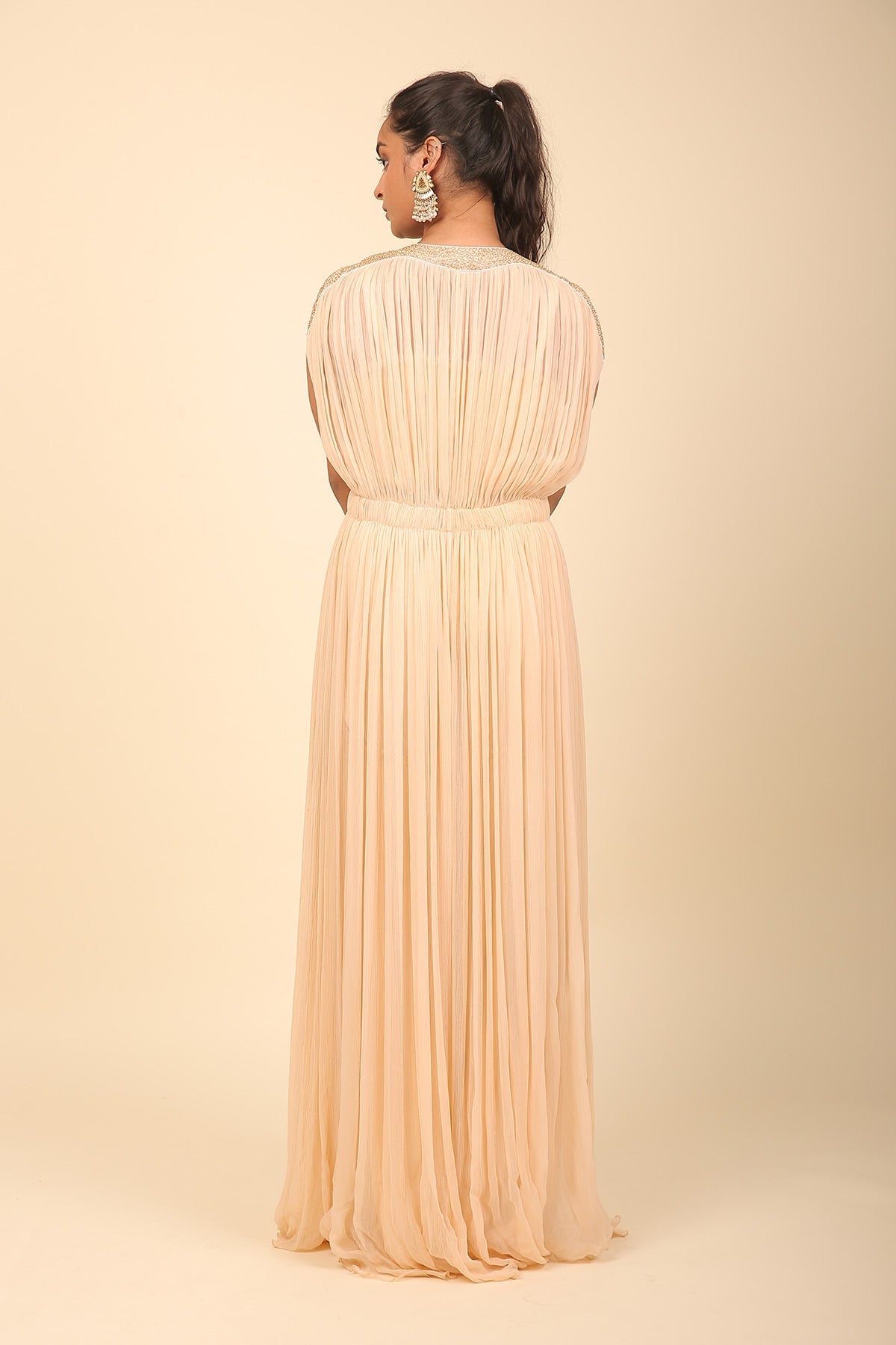 The Peach Sharara Set