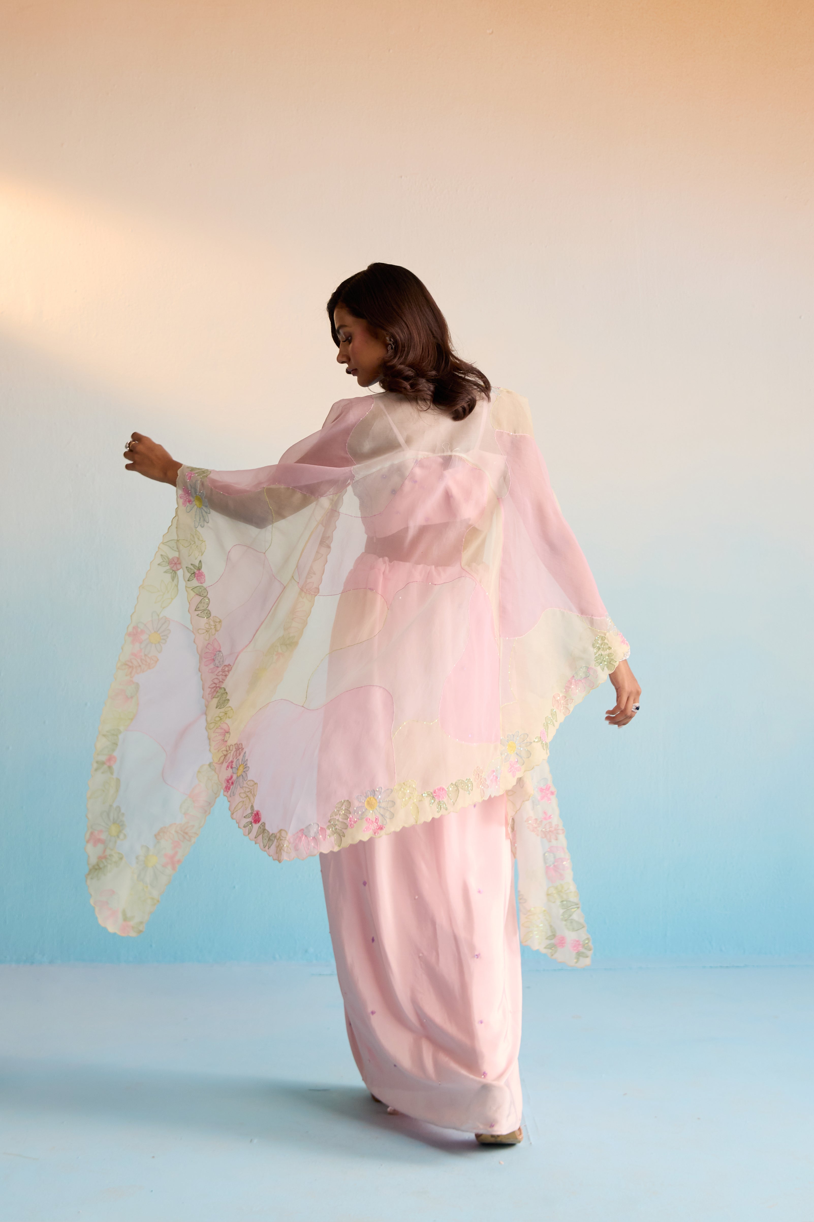 Vireya Cape And Skirt Set