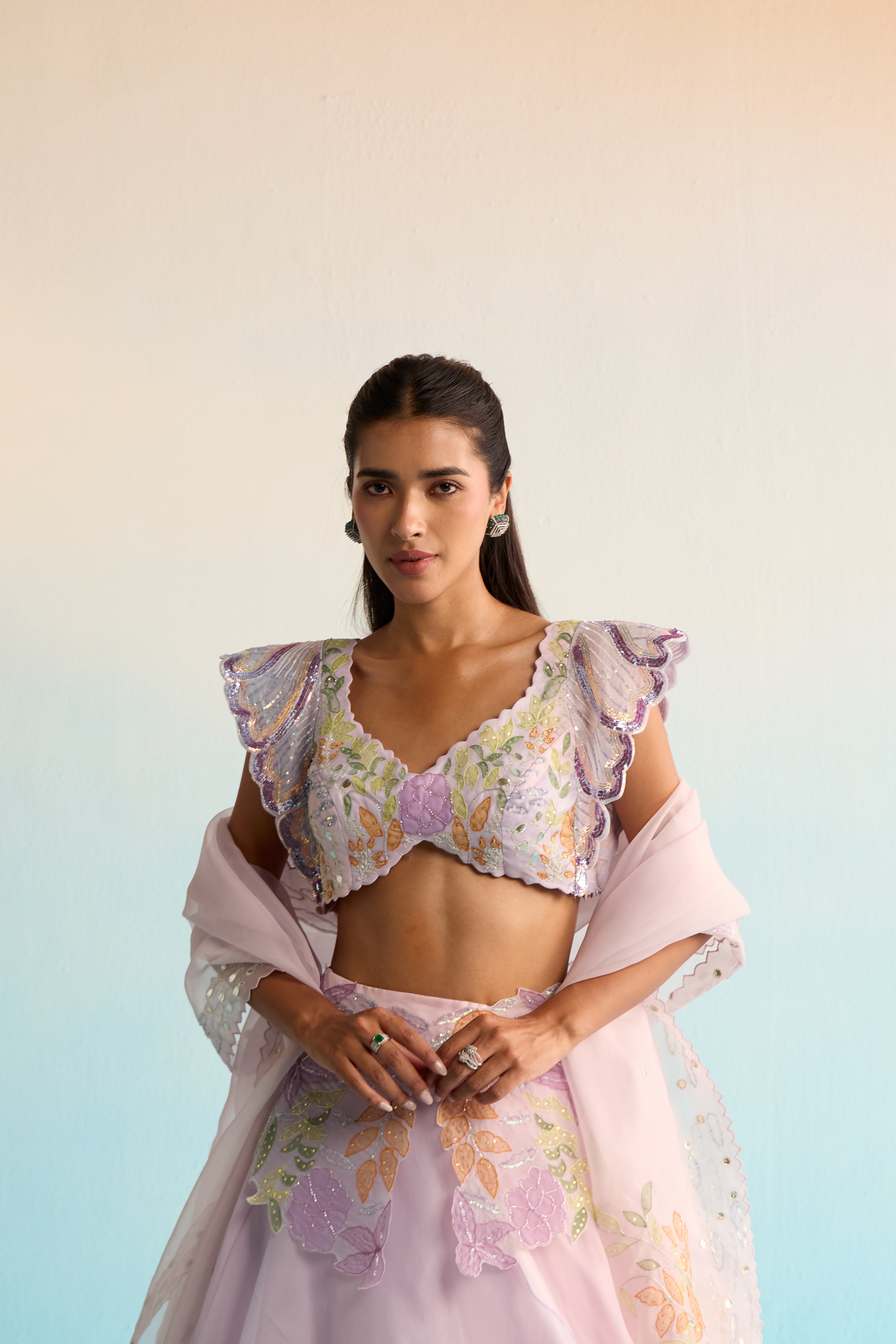 Sariyah Handpainted Lehenga