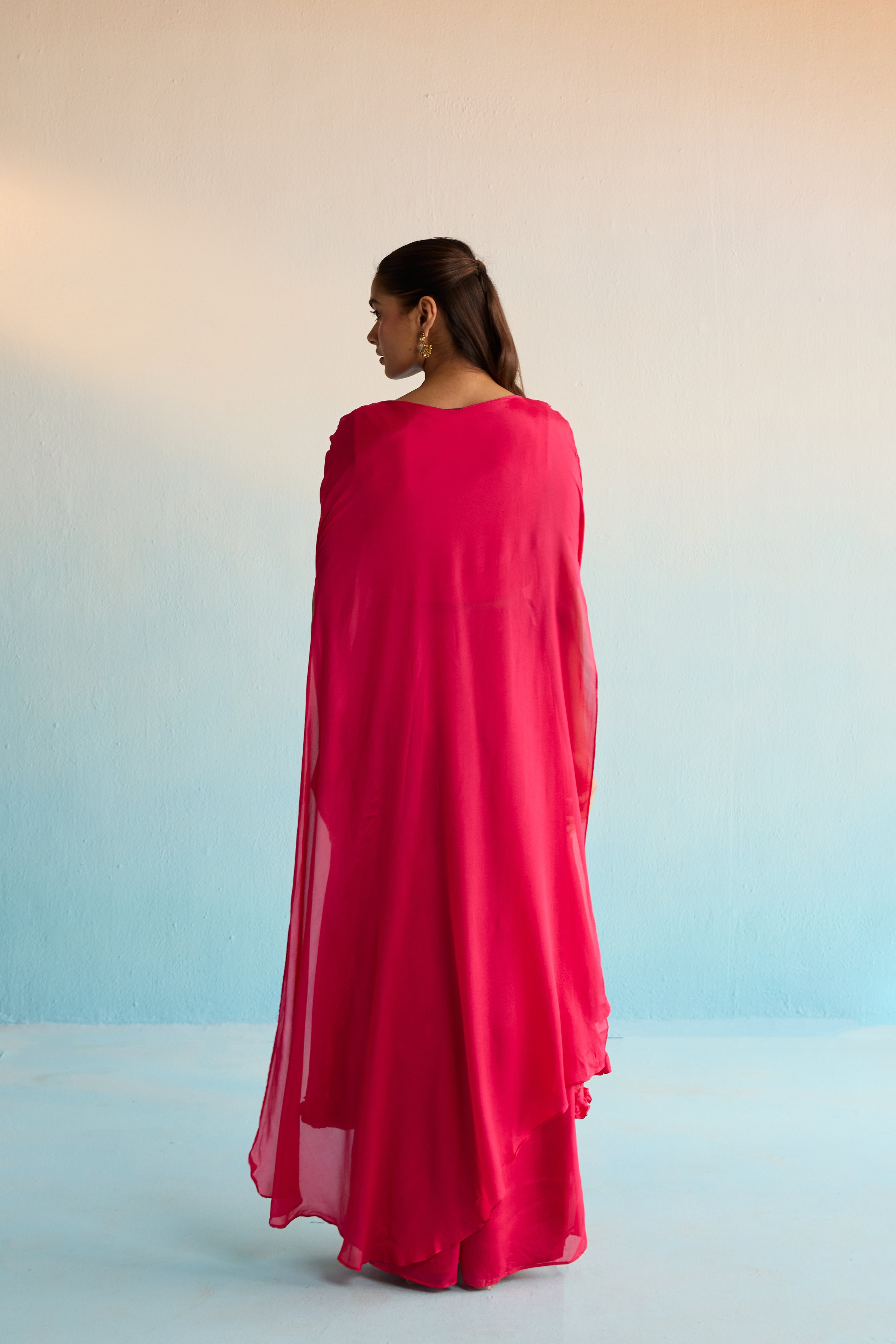 Orla Hot Pink Kaftan Set