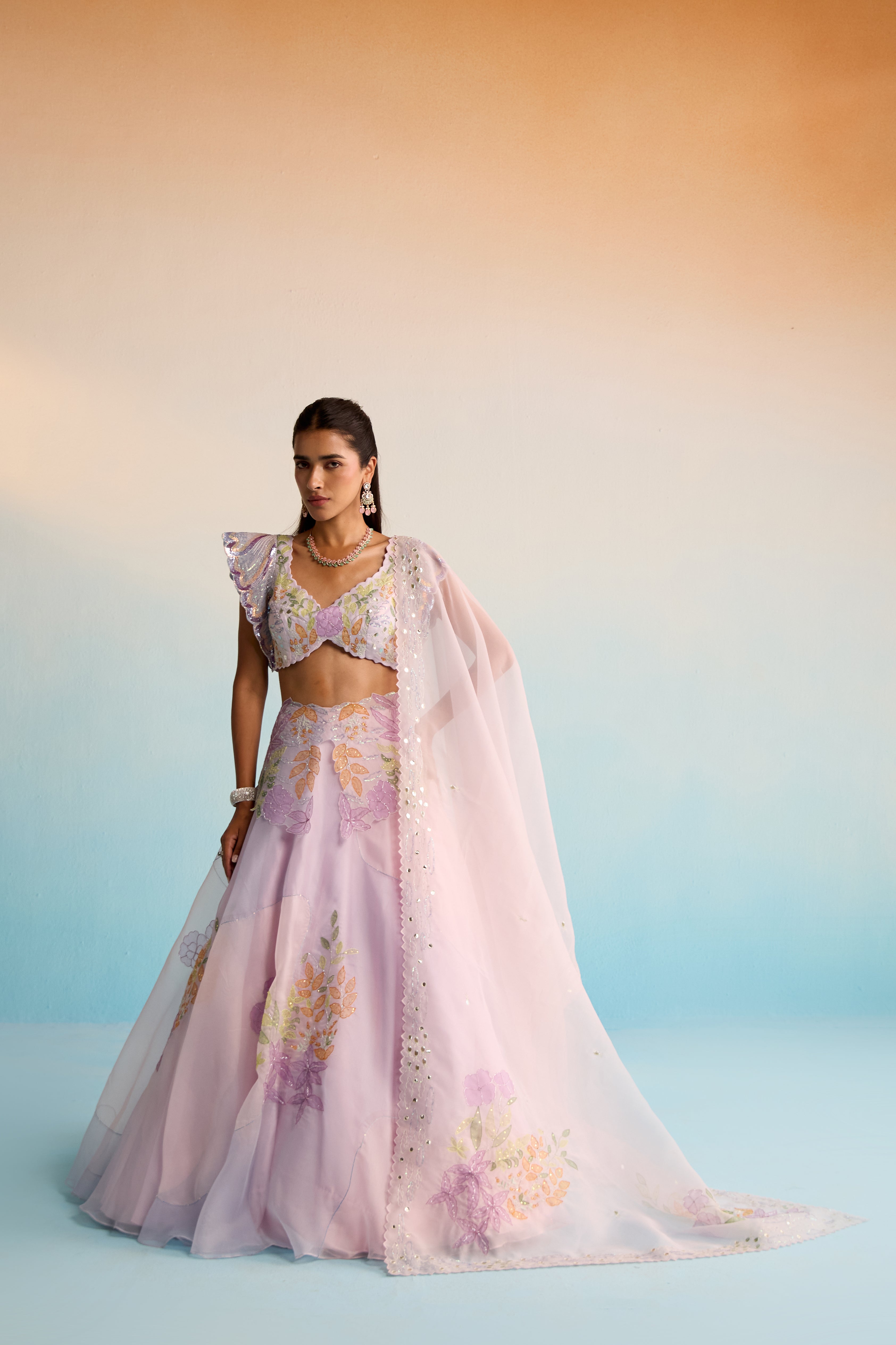 Sariyah Handpainted Lehenga
