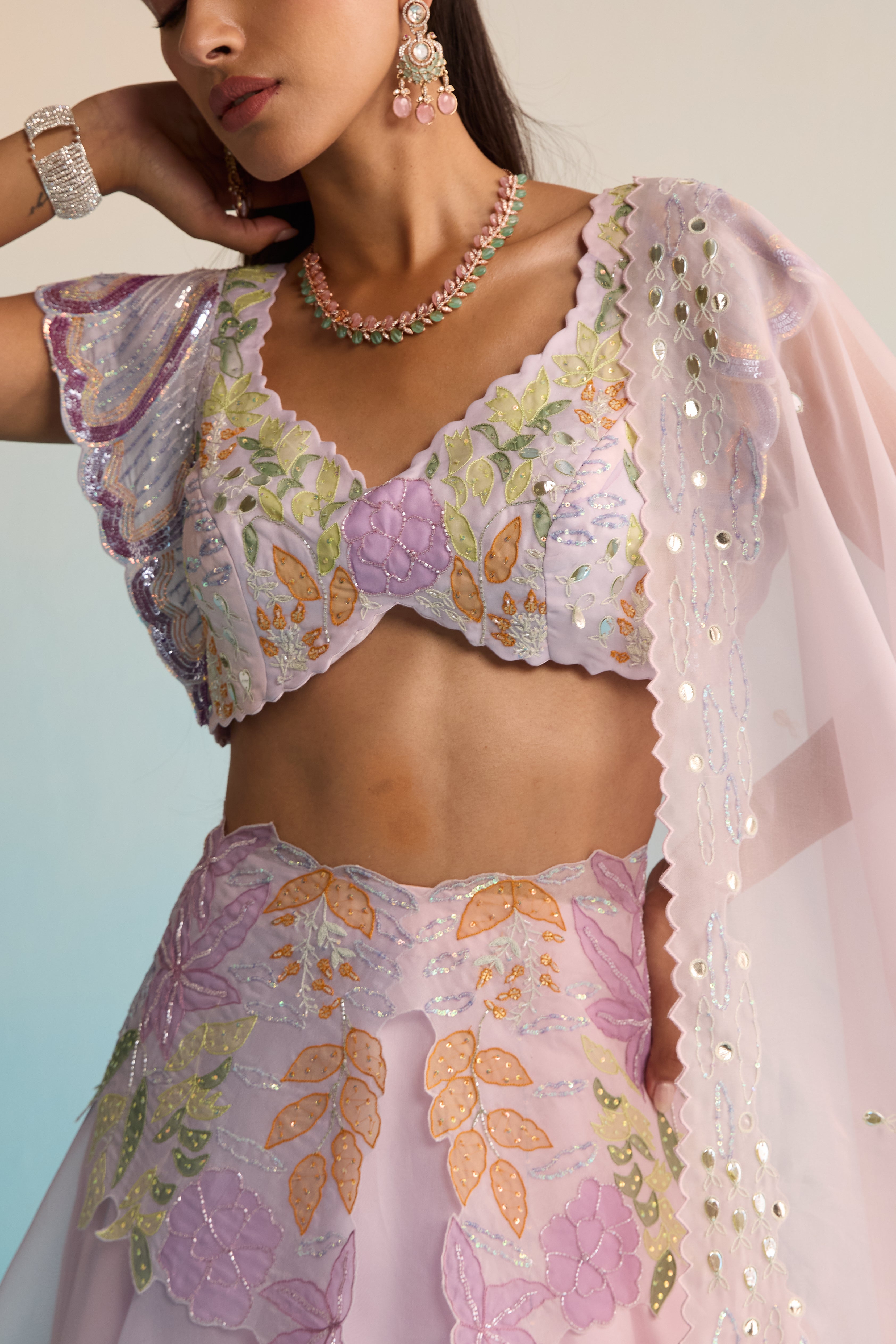 Sariyah Handpainted Lehenga