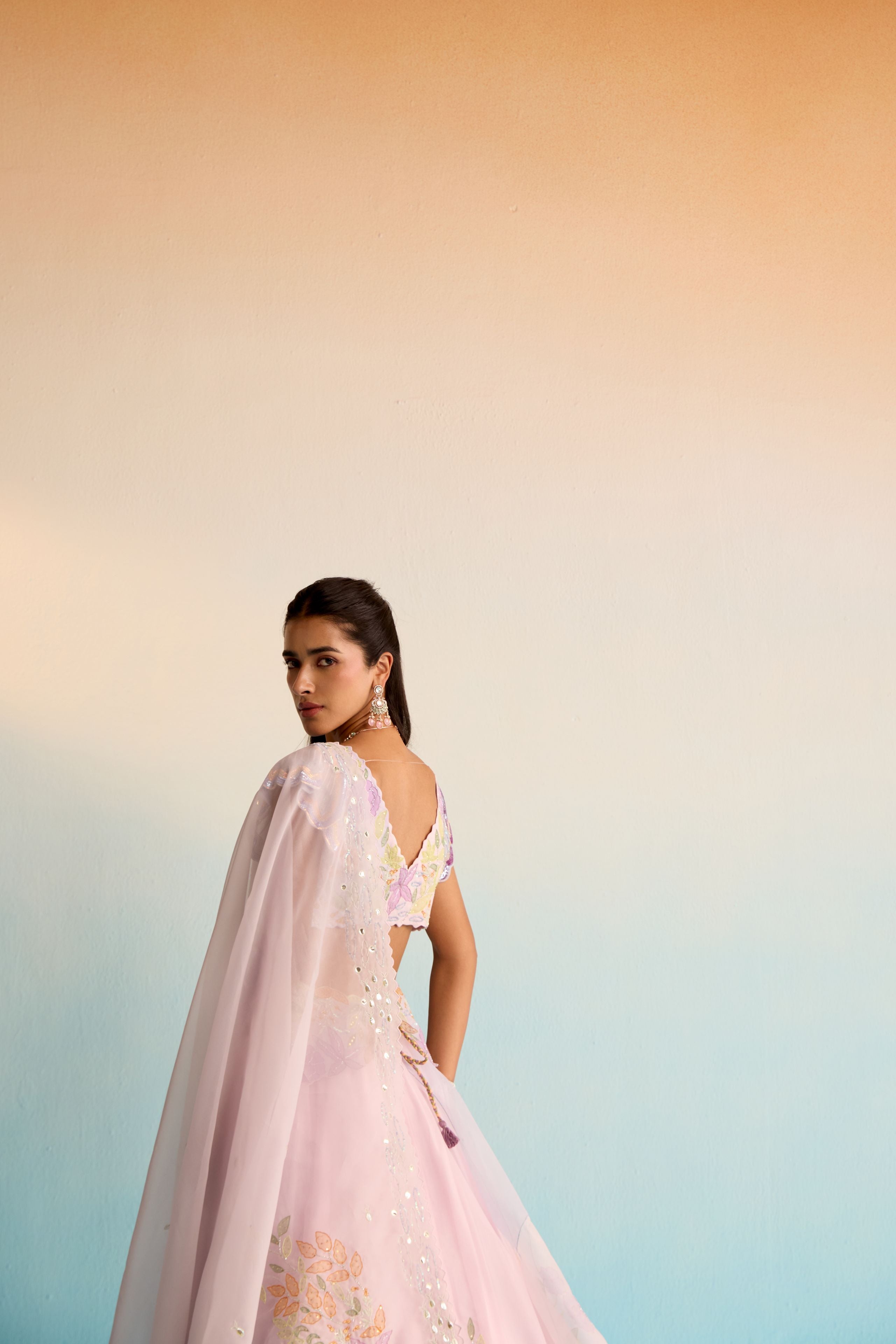 Sariyah Handpainted Lehenga