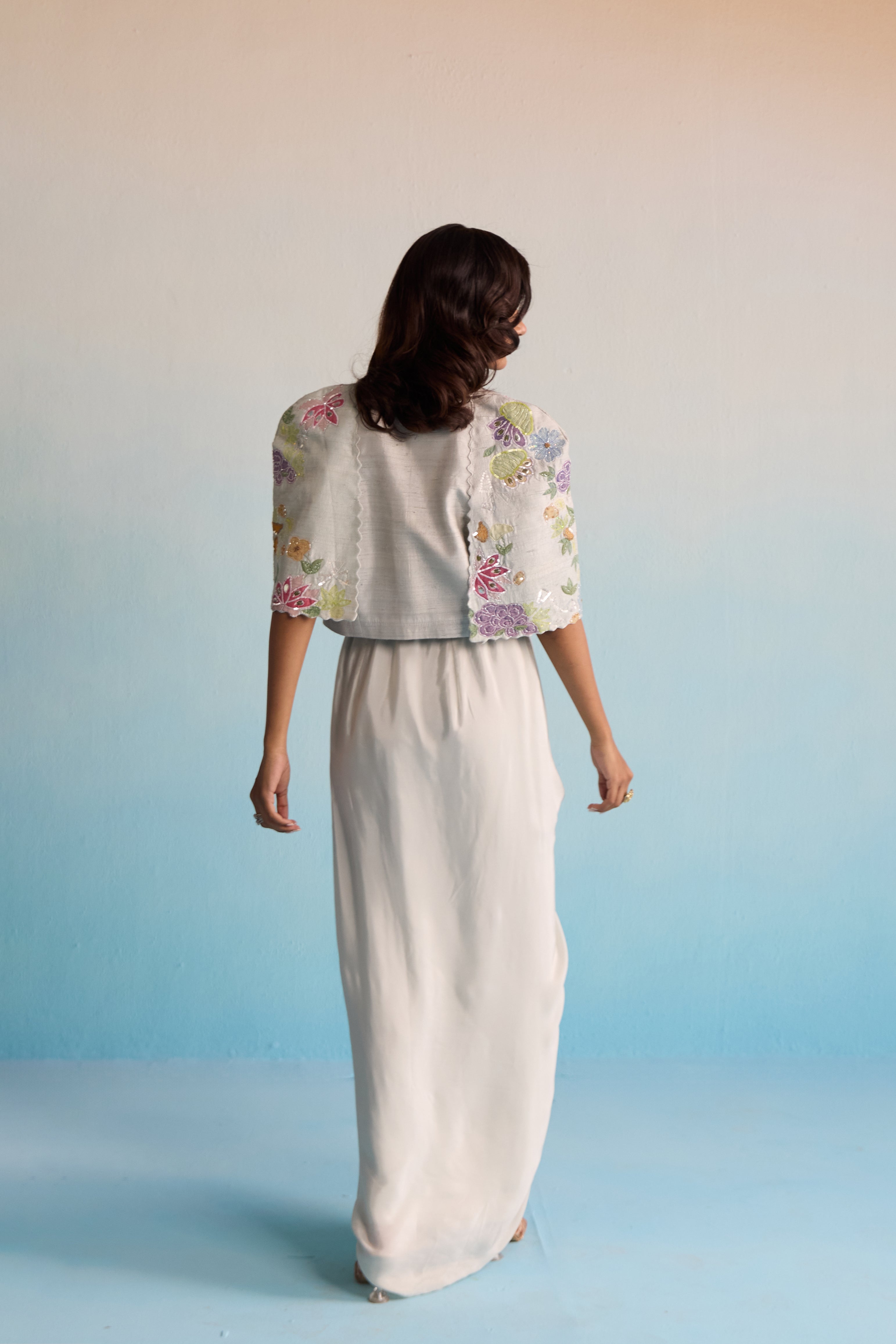 Aroha Skirt And Jacket Set