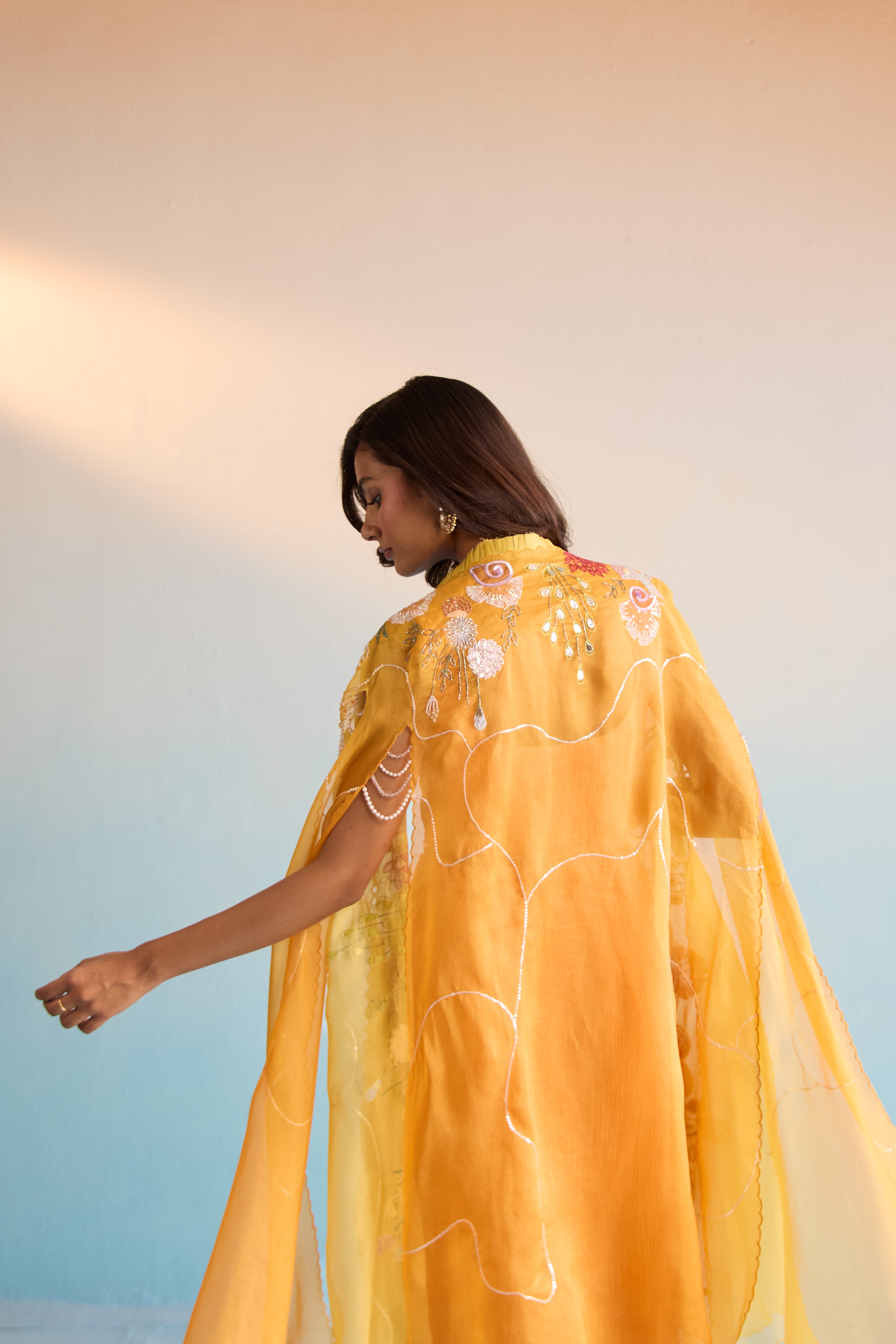 Orania Cape And Skirt Set