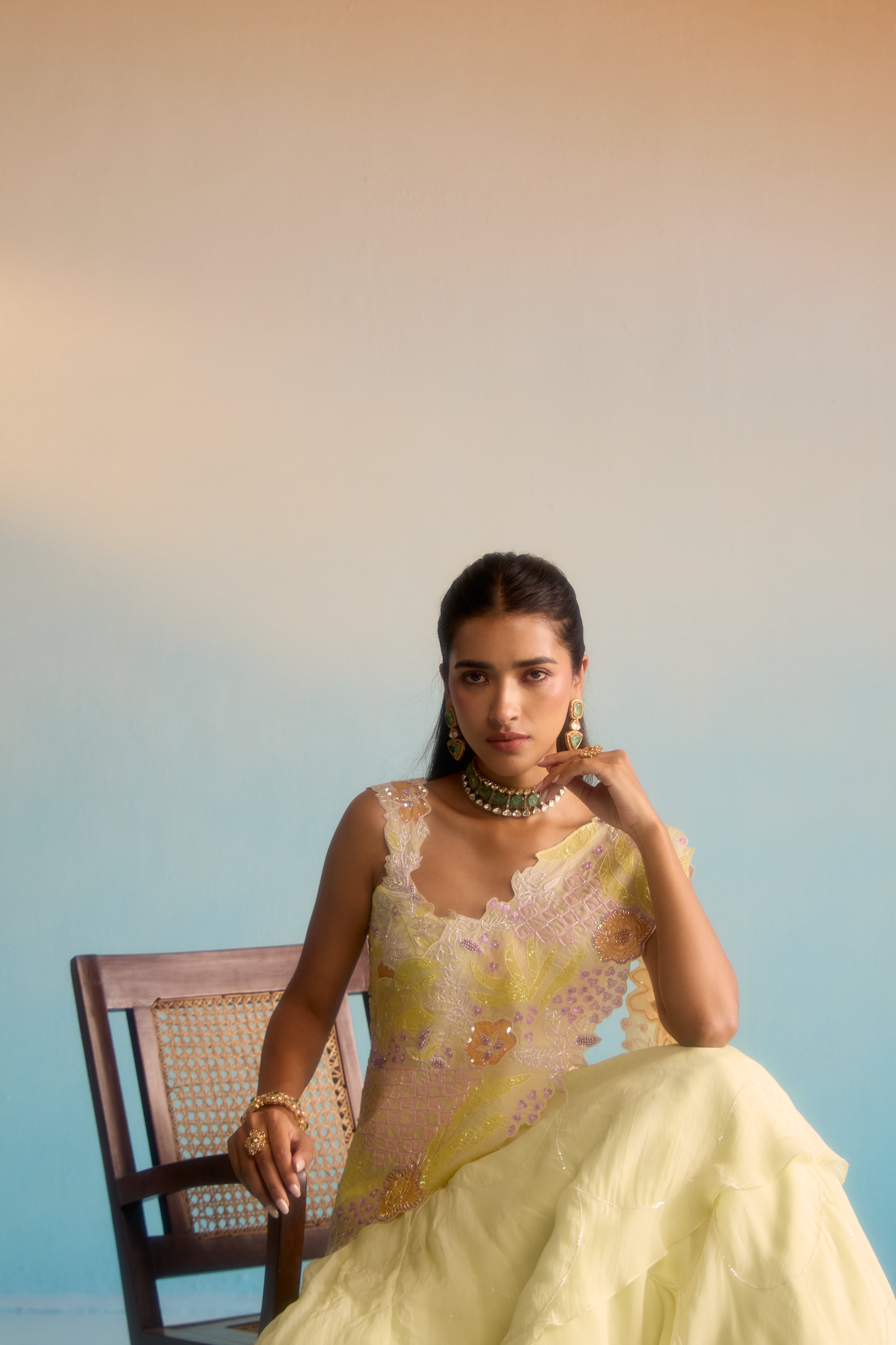 Ishya Organza Lehenga Set