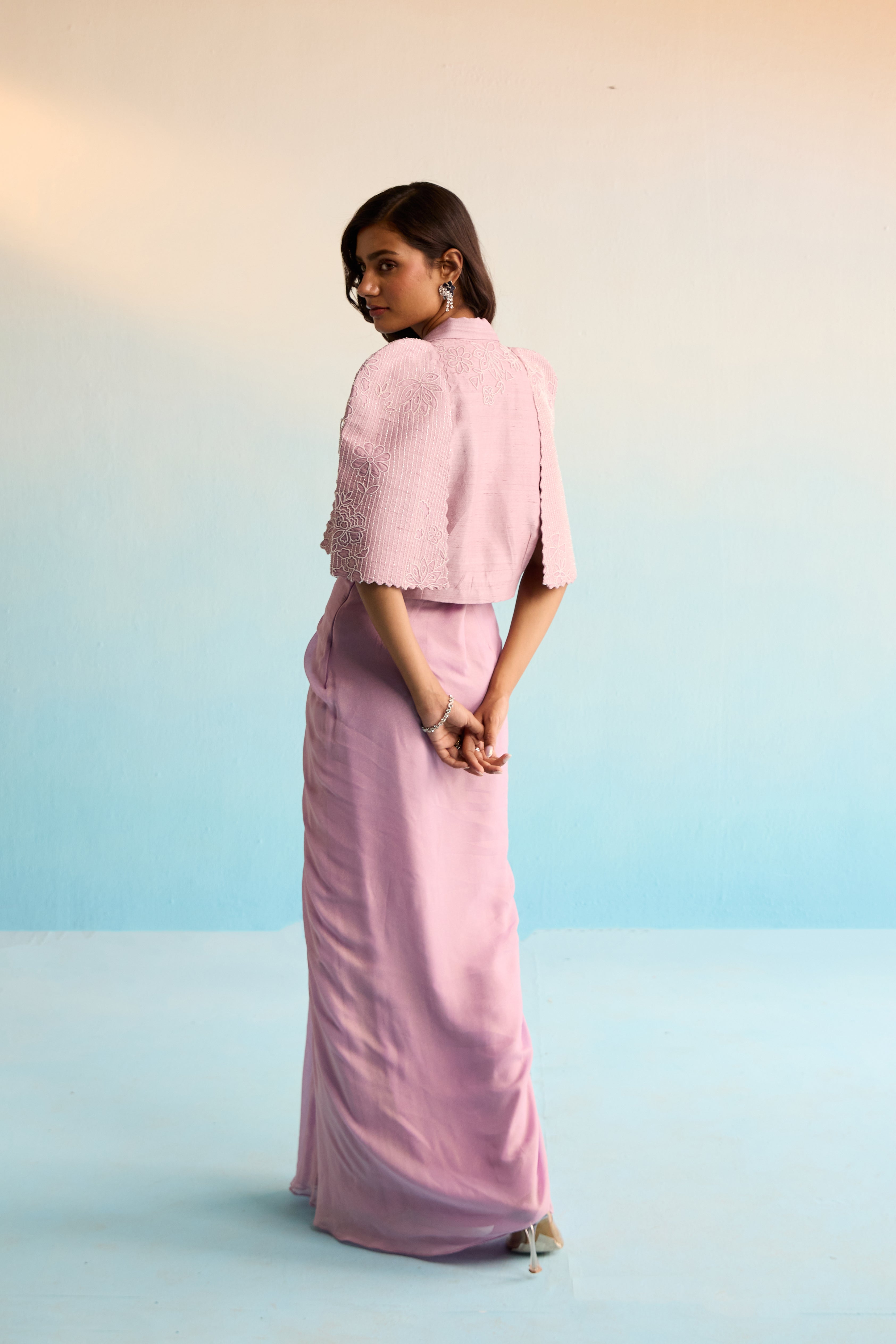 Velany Cape And Skirt Set