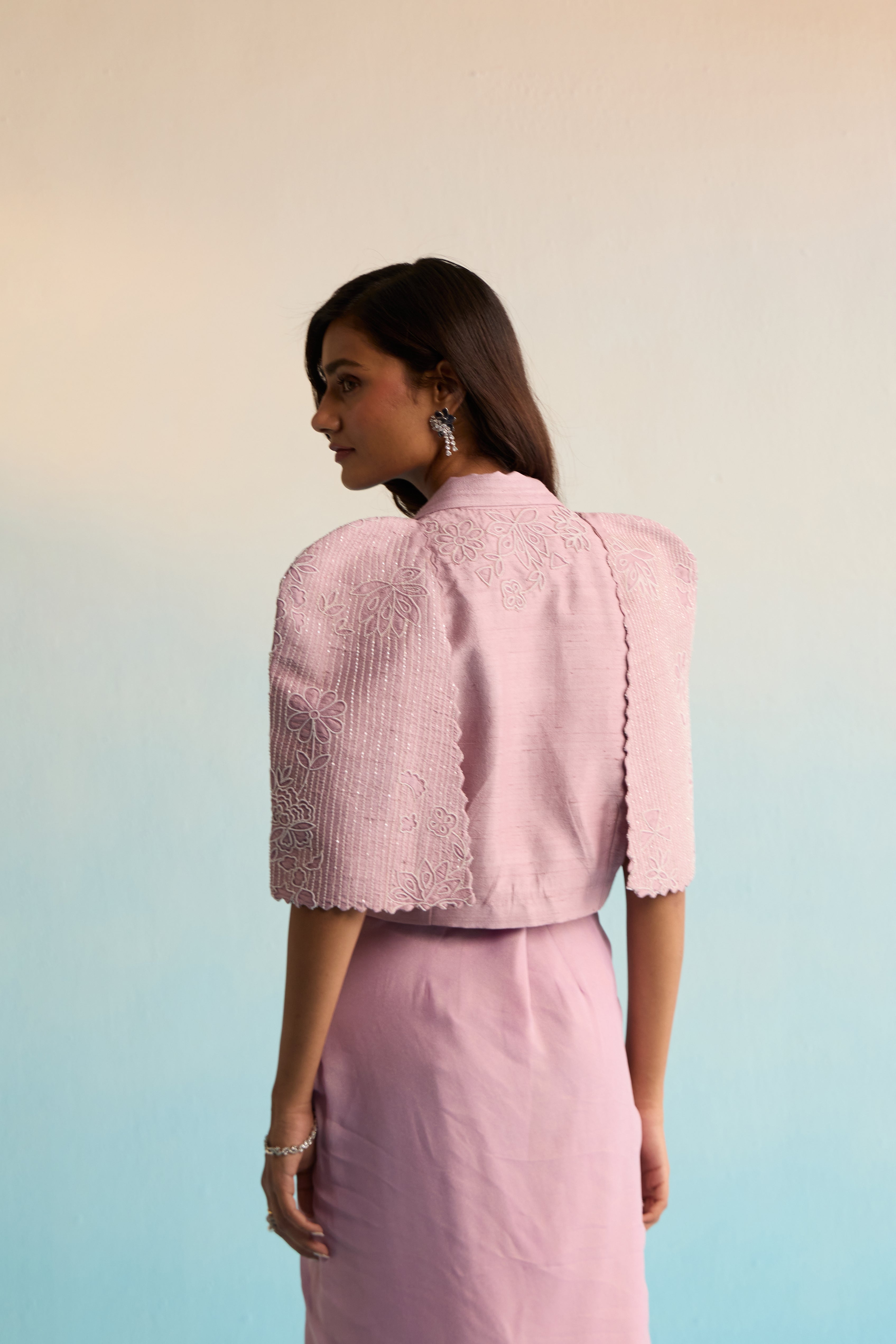Velany Cape And Skirt Set