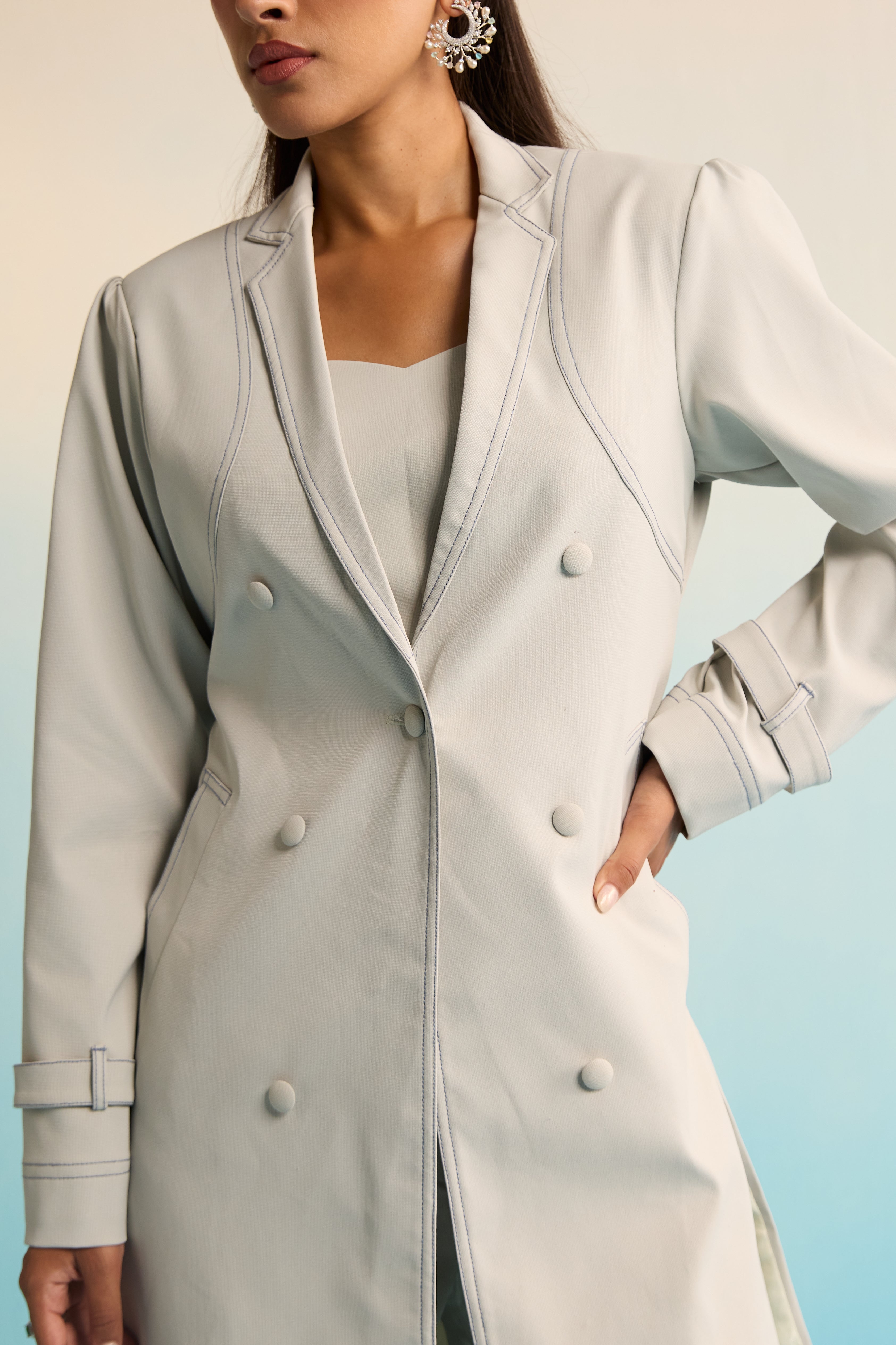 Elvyn Neoprene Jacket Set