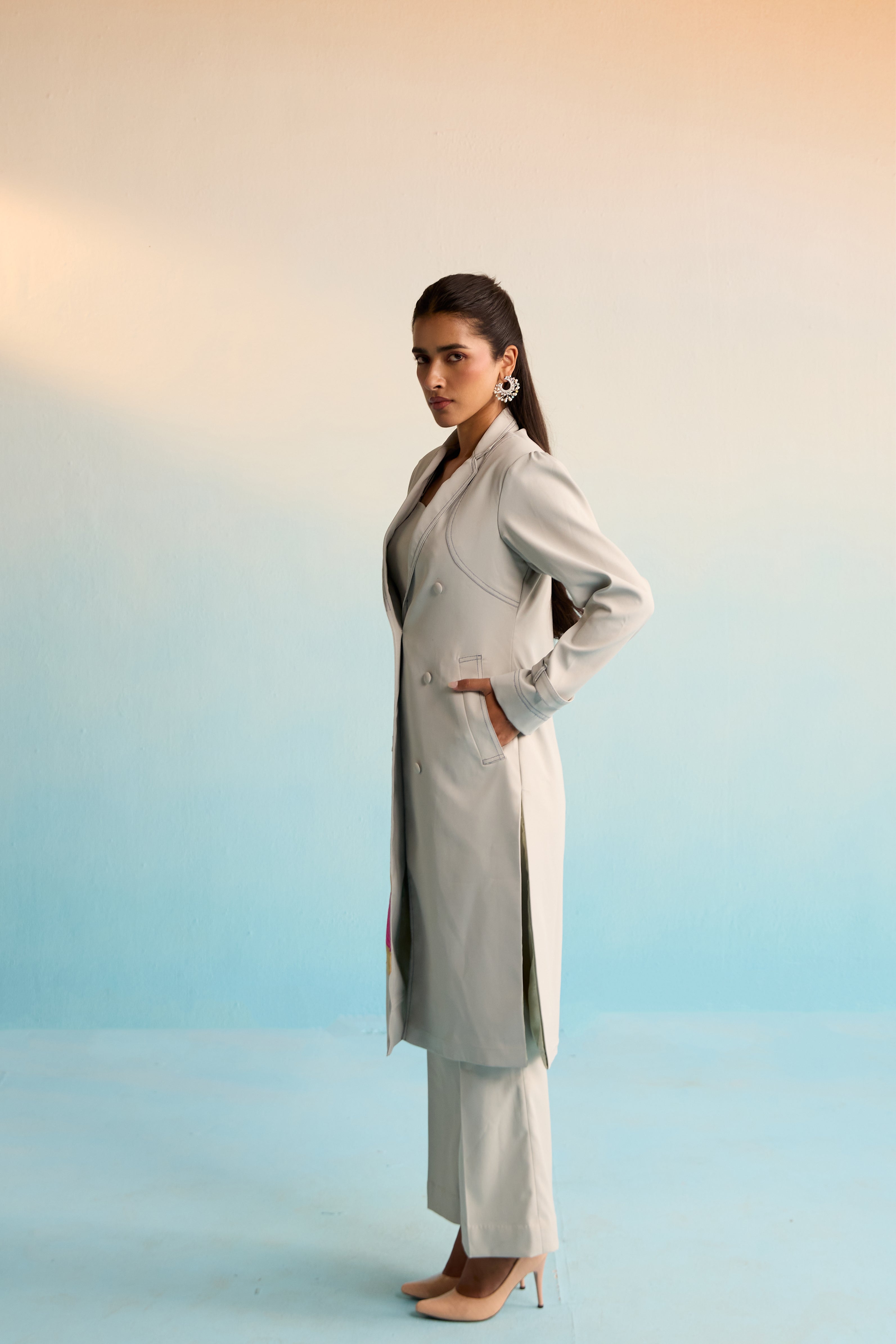 Elvyn Neoprene Jacket Set