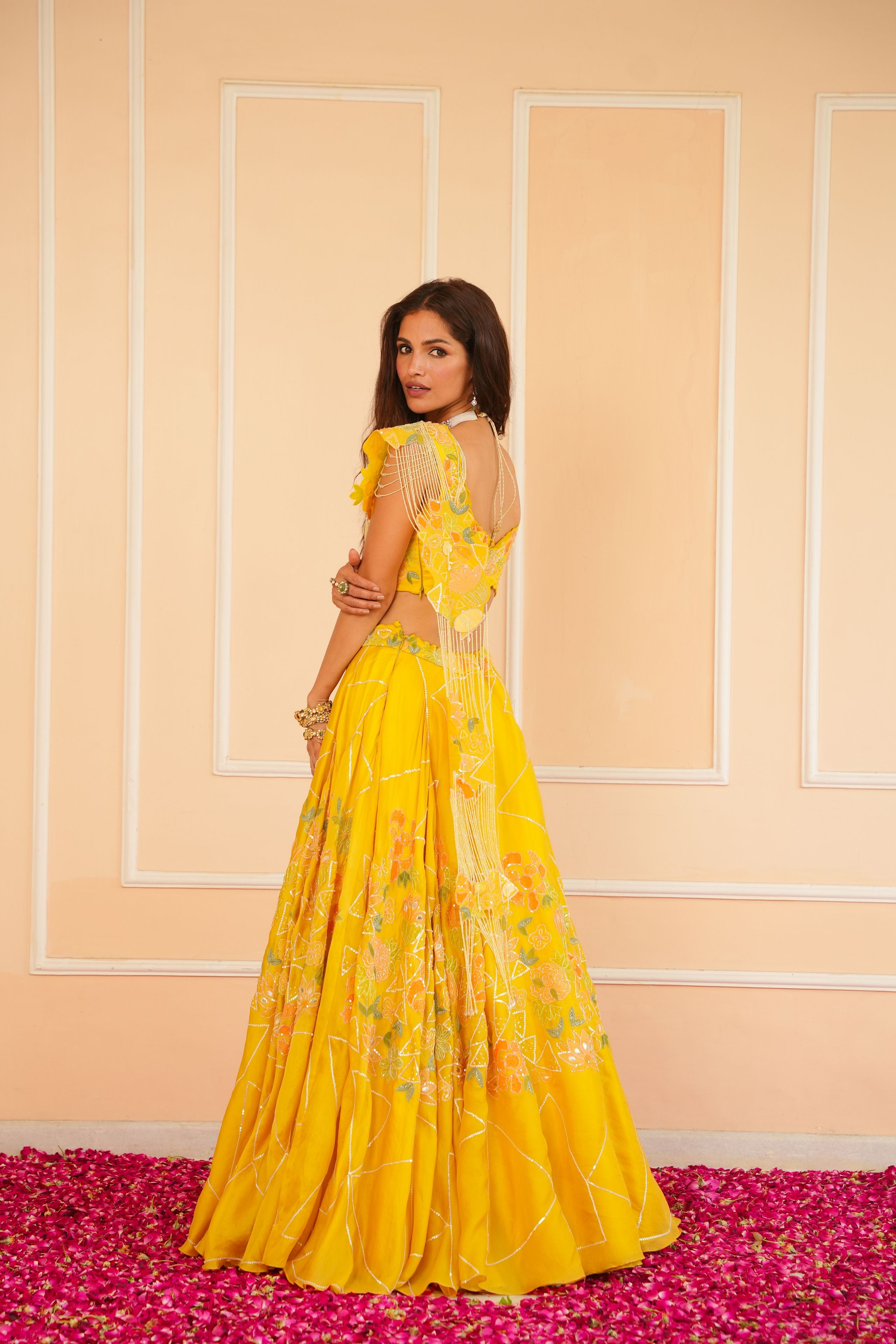 Vibrant Yellow Lehenga