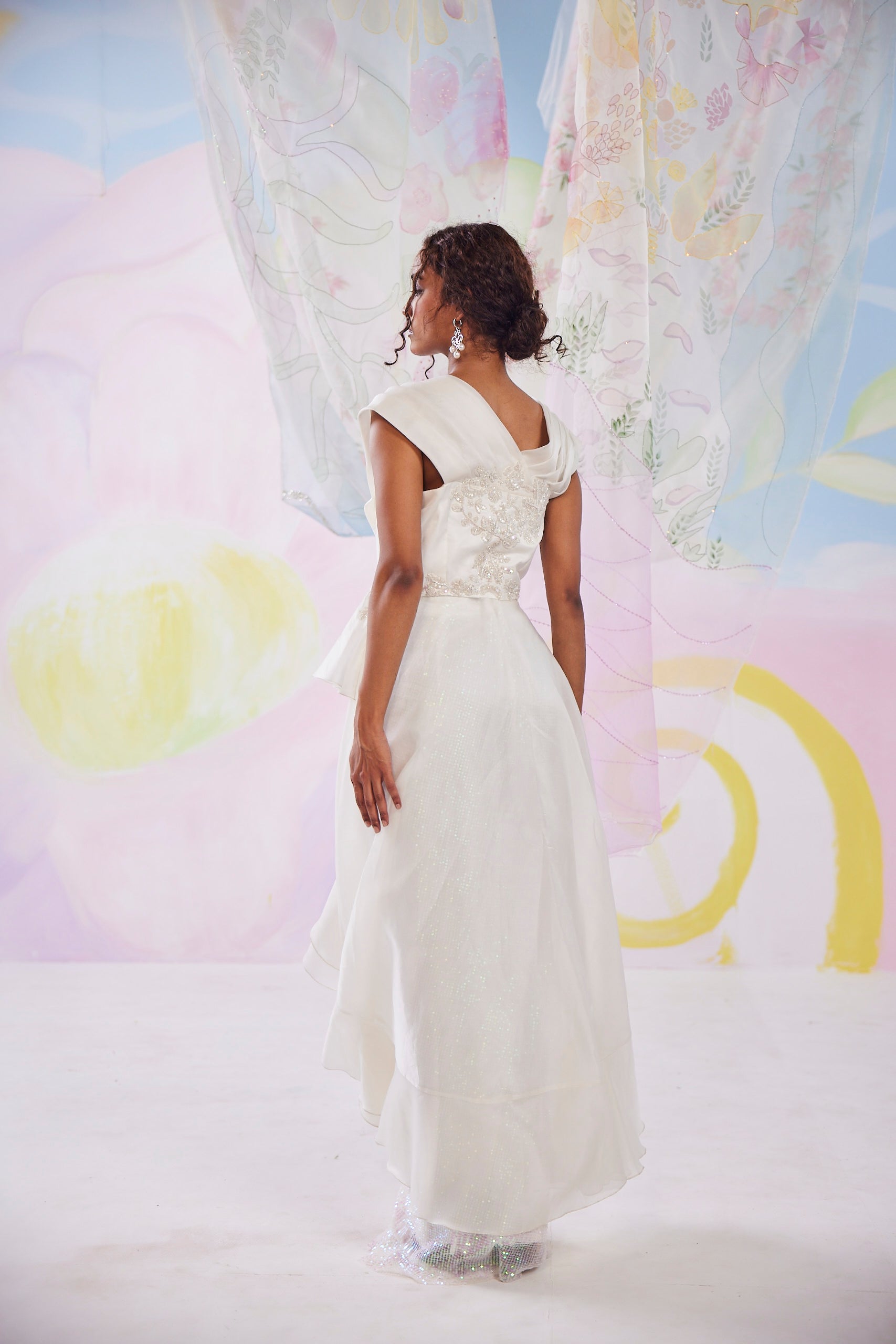 Moonlit Embellished Indowestern