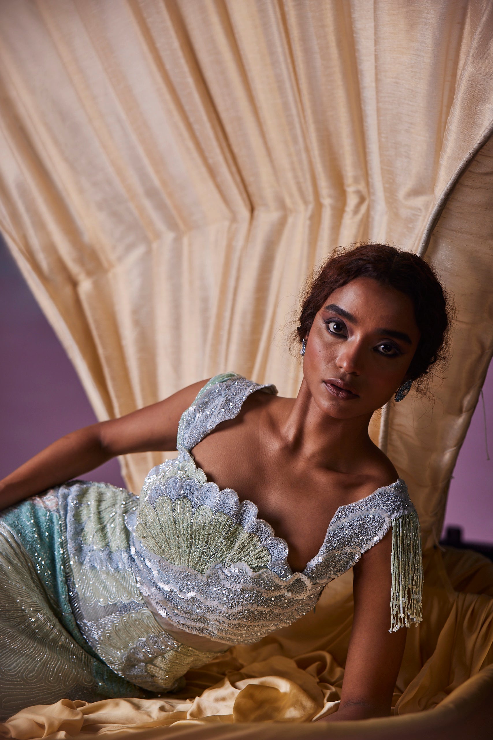 Pearlaqua Sequins Gown