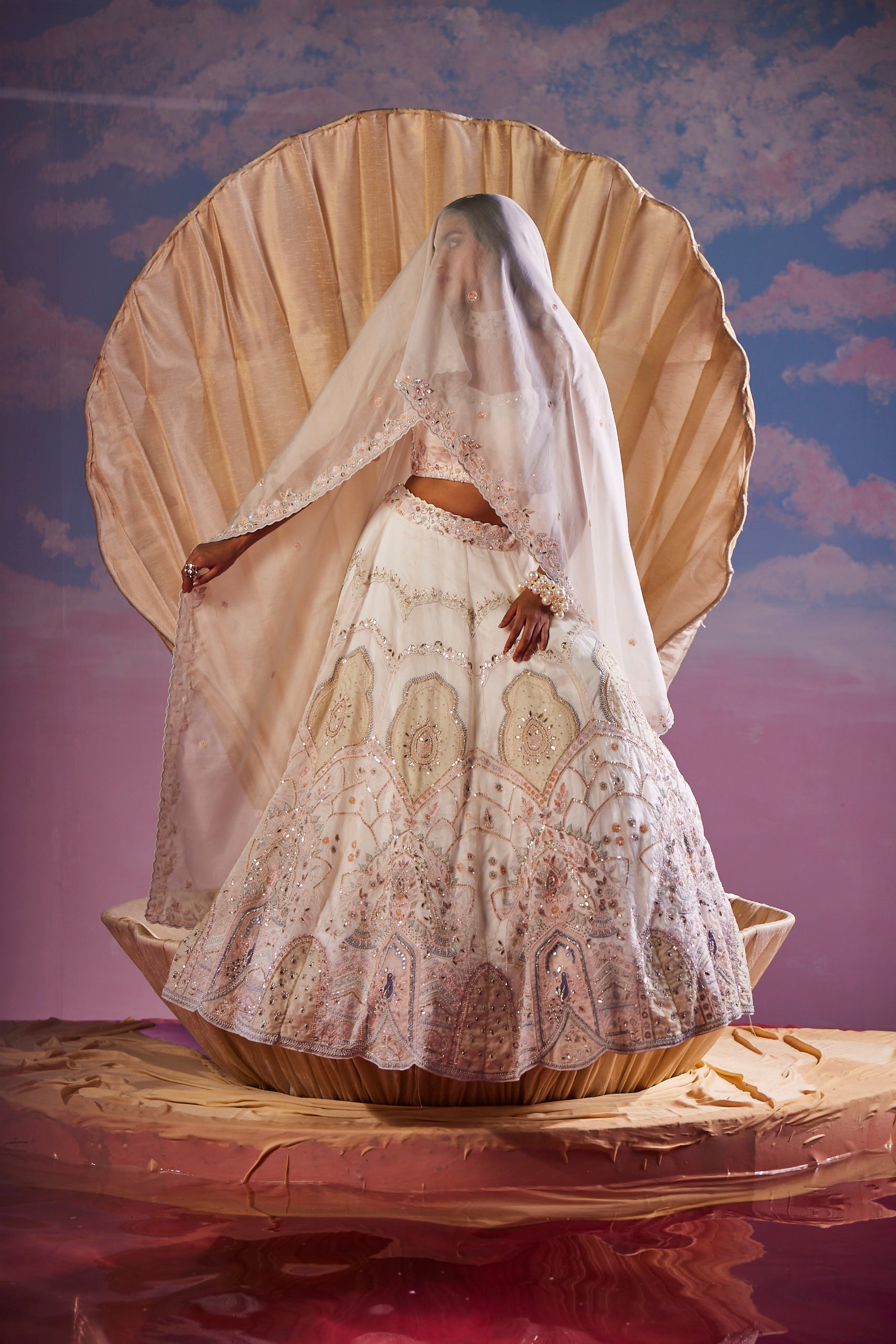 Elowen Pearl Lehenga