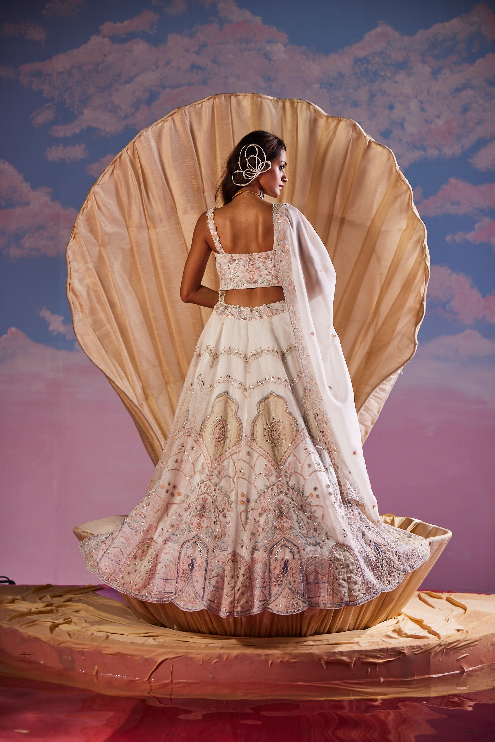 Elowen Pearl Lehenga