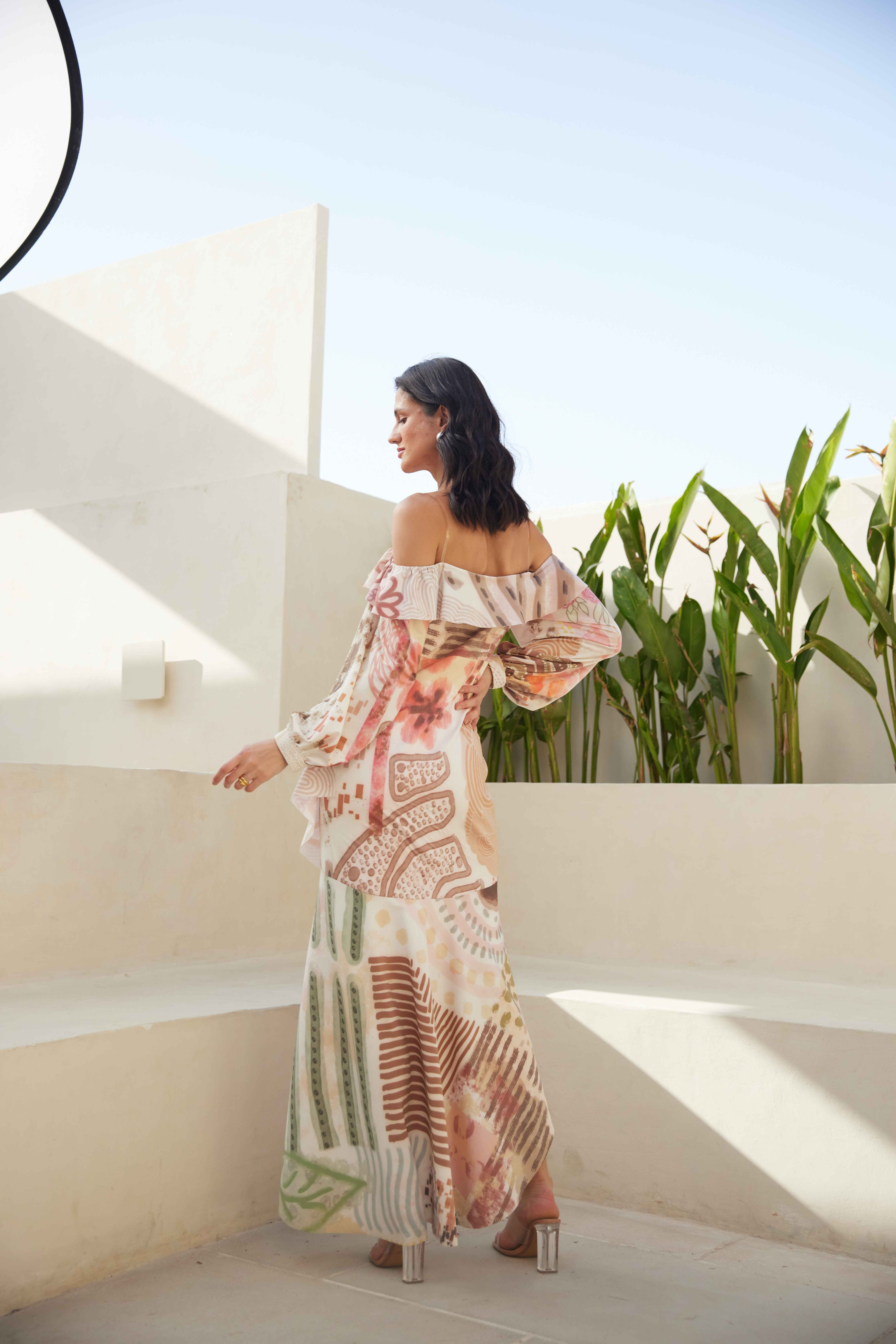 Mojave Melange Boho Dress